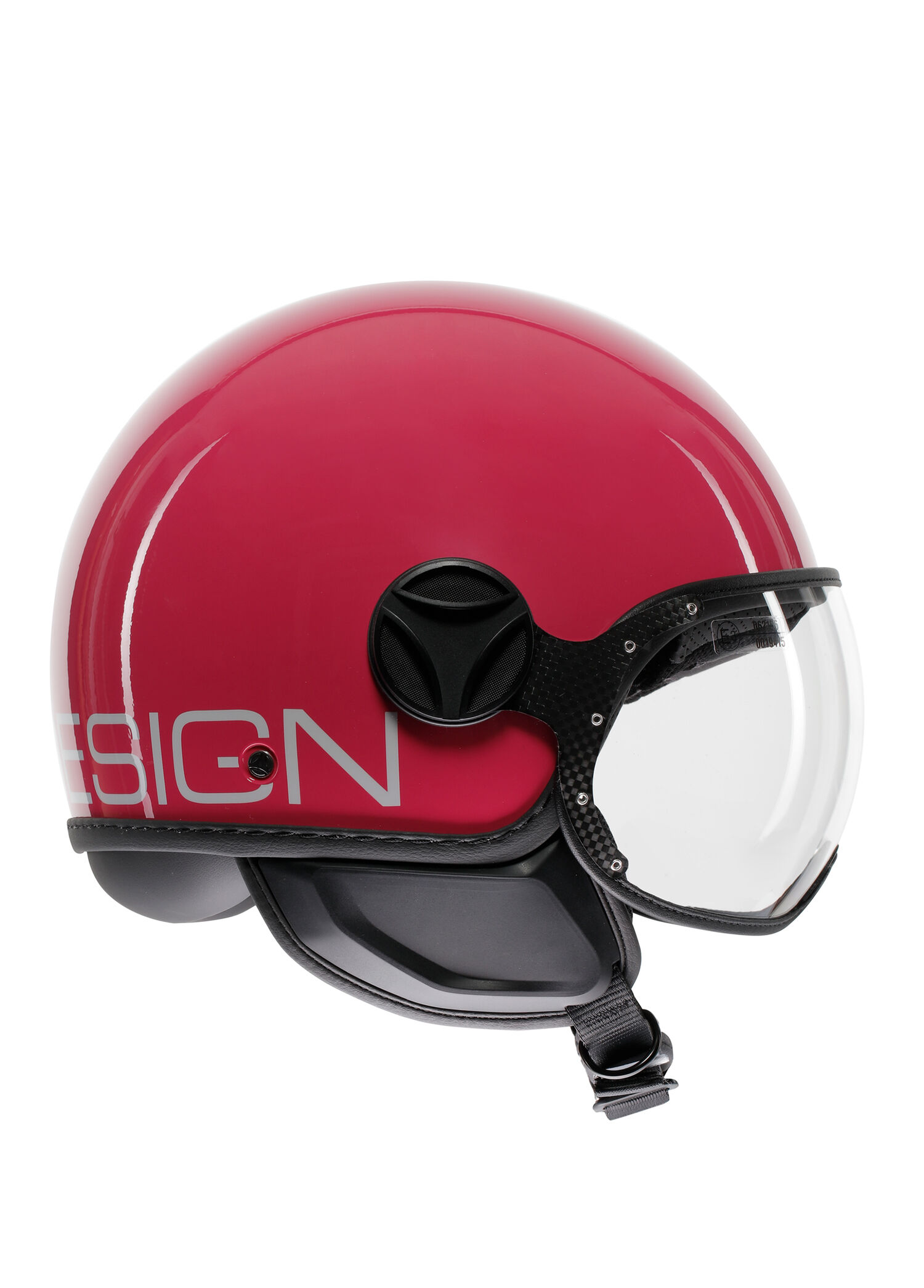 Momodesign - Fgtr Classic Candy Fucsia White Açık Motosiklet Kaskı