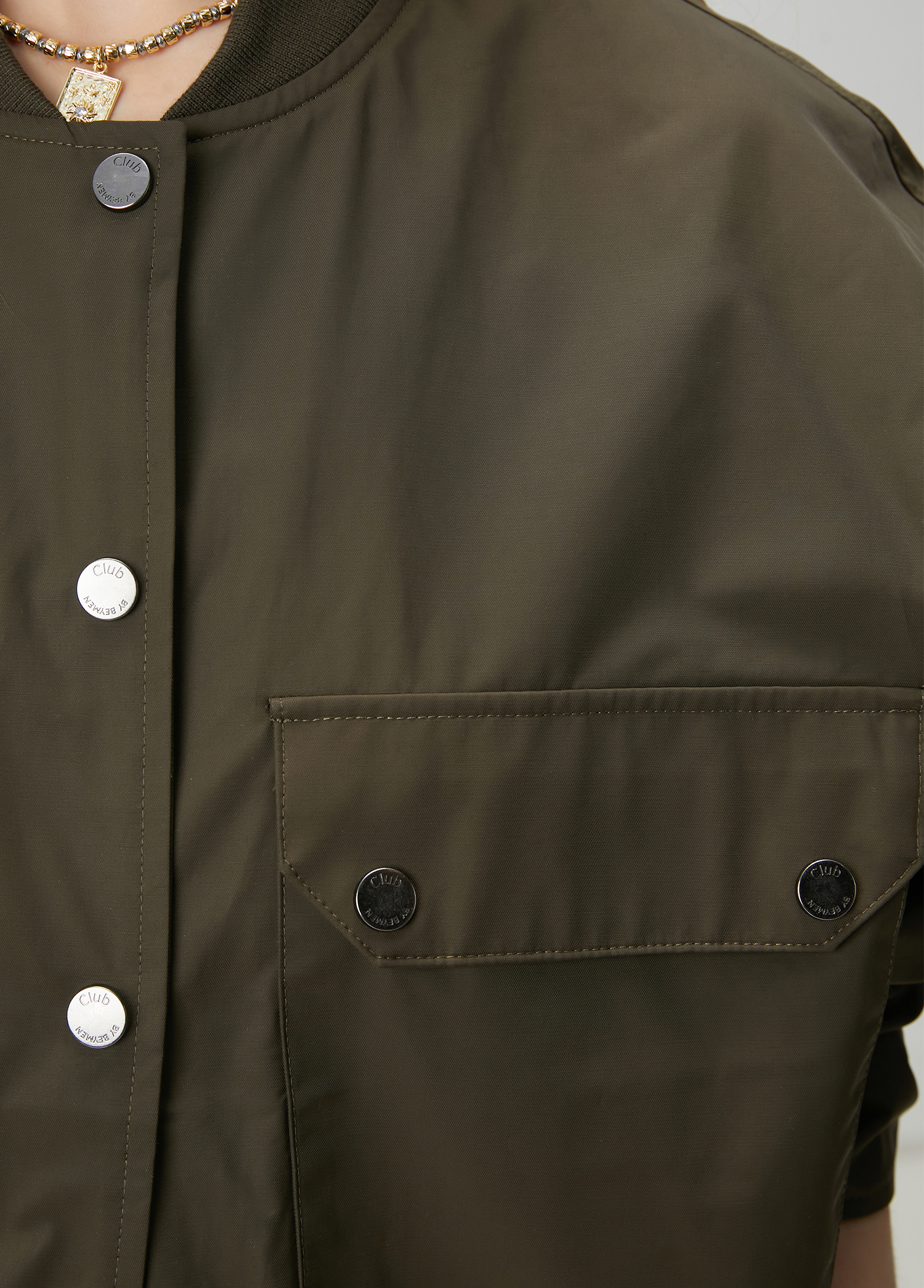 Koyu Haki Bomber Mont_4