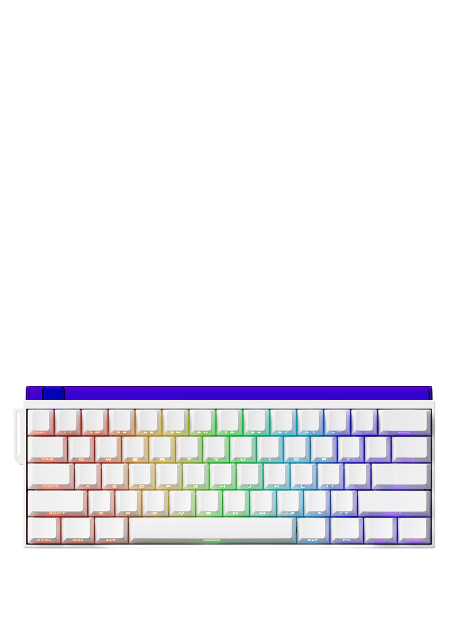 Veekos Shine60 HE %60 Glare Manyetik Switch 8K Hz Hall Effect Hotswap RGB İngilizce Mekanik Gaming Klavye