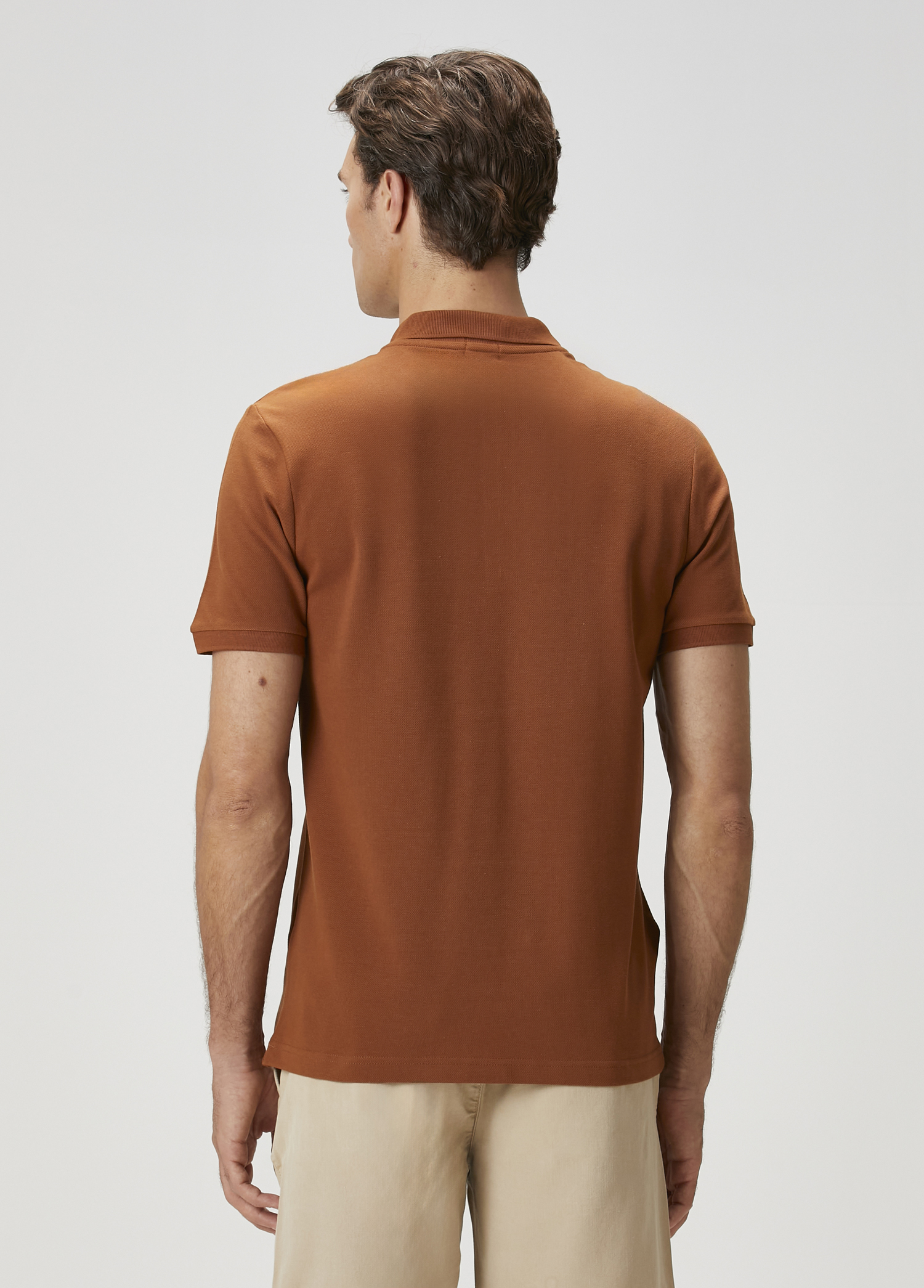 Açık Kahverengi Polo T-shirt_3