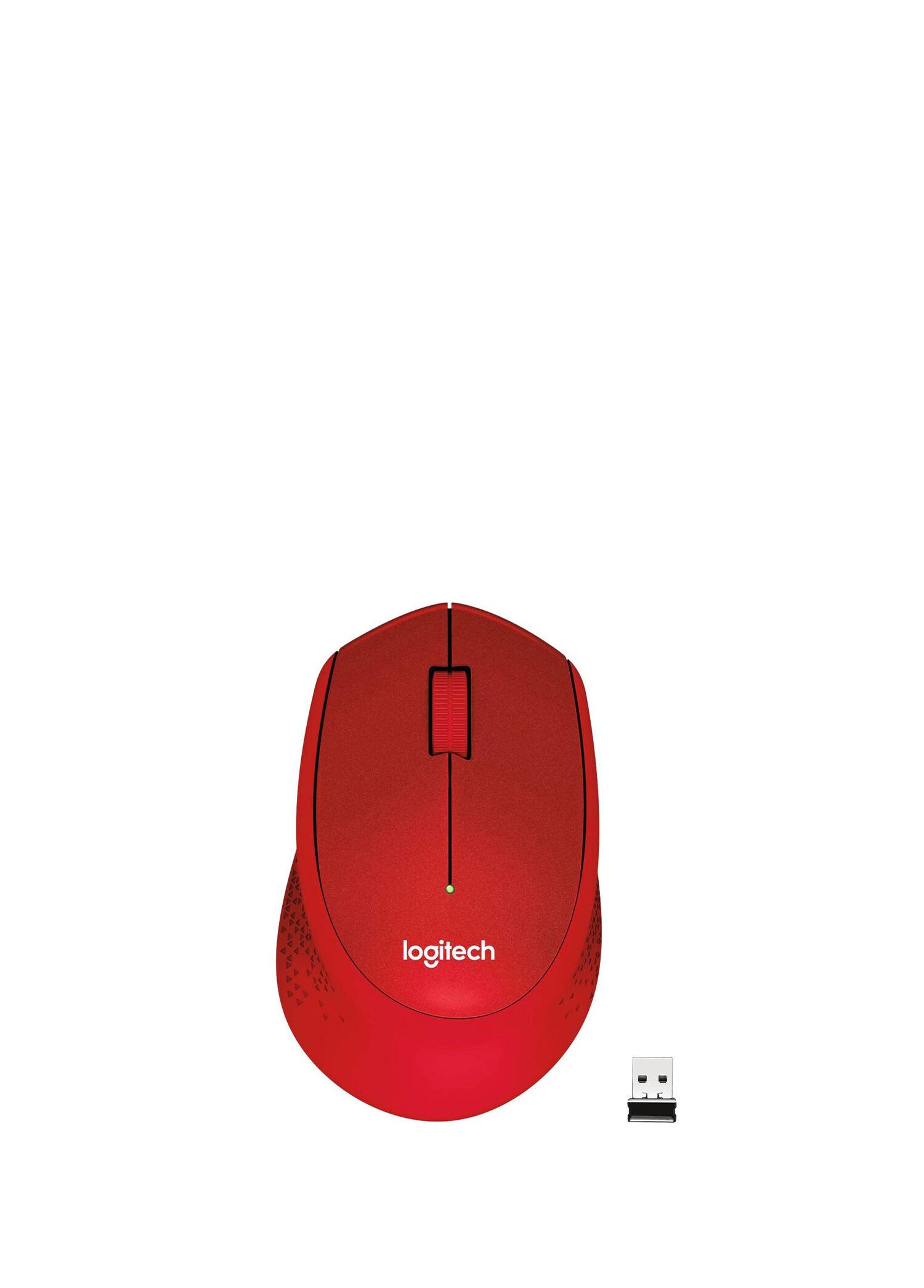 M330 Kırmızı Sessiz Kablosuz Optik Mouse