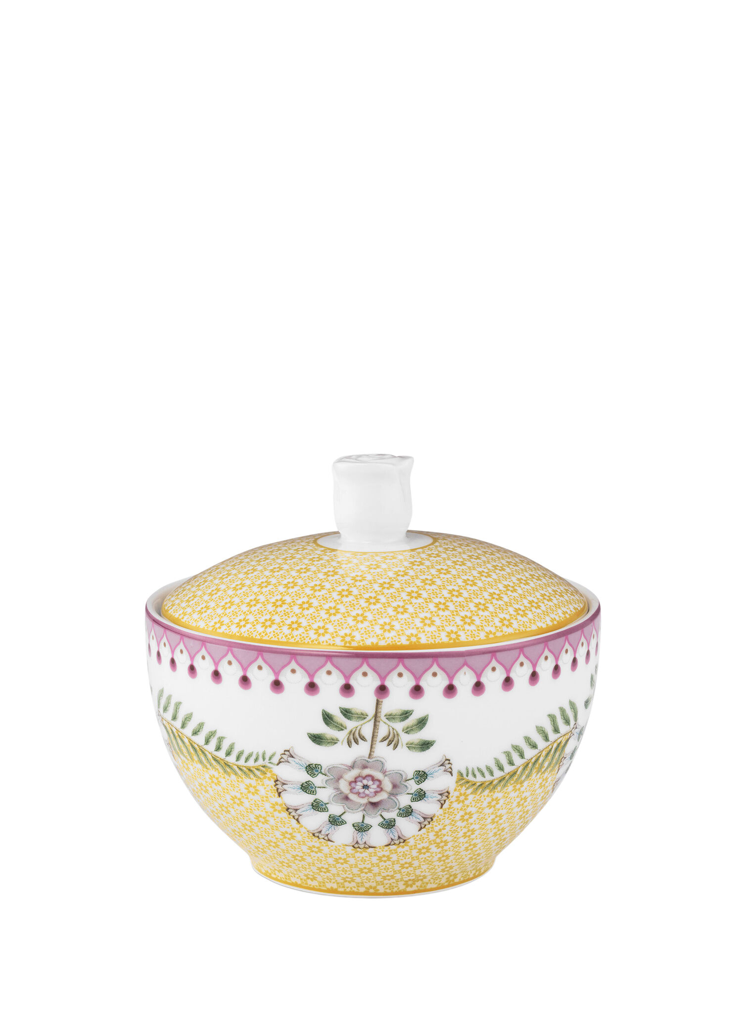 Lily & Lotus Sarı Porselen Şekerlik