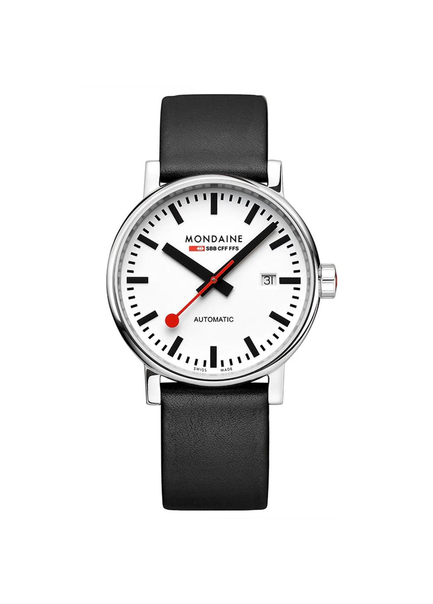Mondaine Siyah Erkek EVO2 MSE.40610.LBV Siyah Deri Erkek Kol Saati