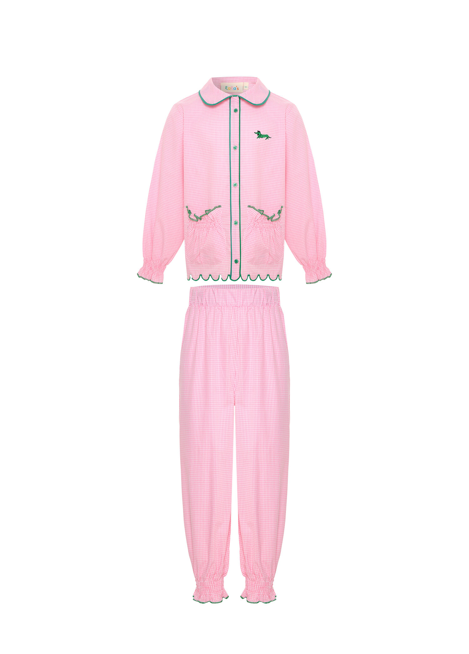 Duchess Darling Ruffle Pembe Kız Çocuk Pijama Takımı