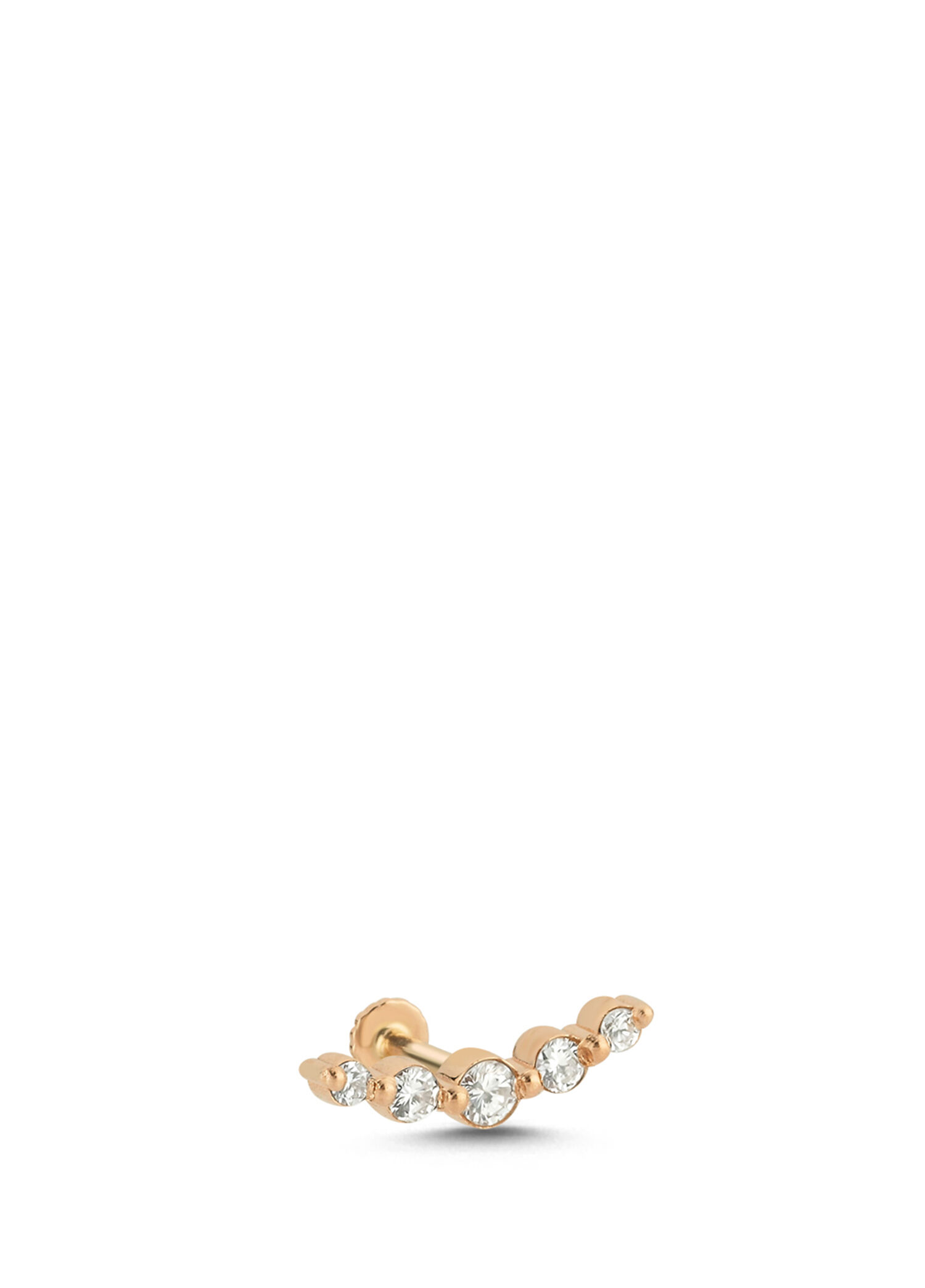 Pırlantalı Kadın Altın Piercing