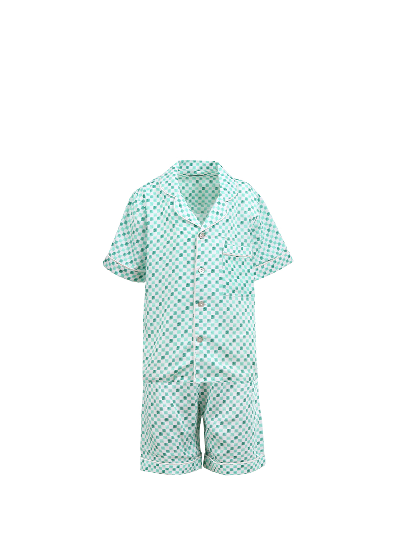 Beymen Yeşil Pötikareli Erkek Çocuk Pijama Seti. 1 Beymen Yeşil Pötikareli Erkek Çocuk Pijama Seti. 1