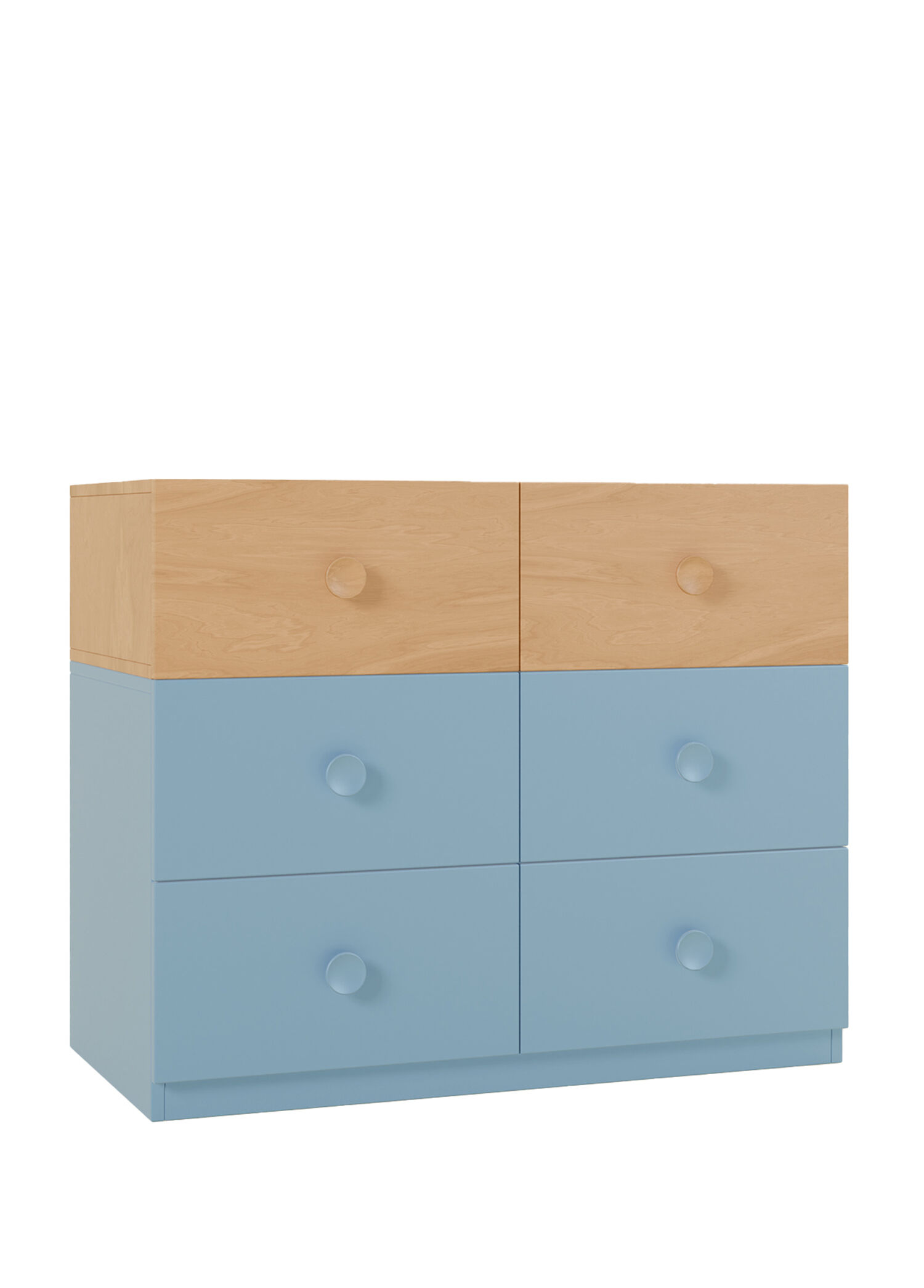 Dual Aqua Ahşap Çocuk Şifonyer