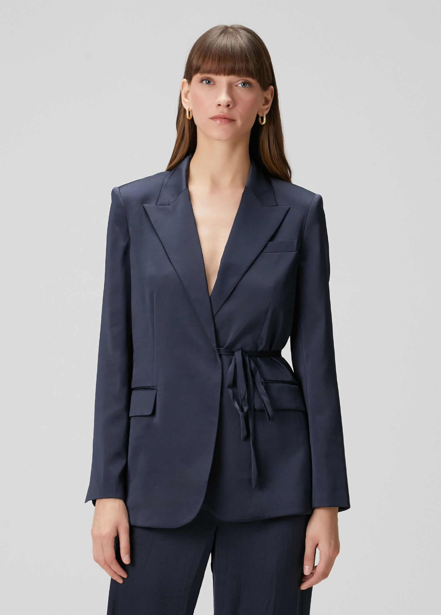 Lacivert Blazer