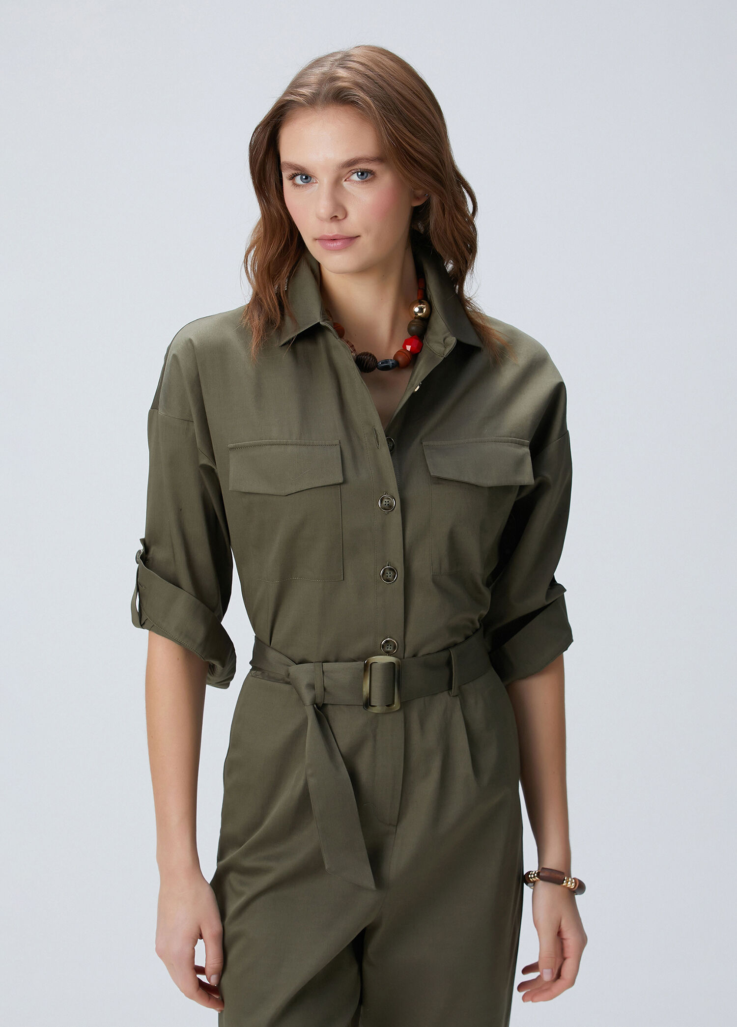 Khaki Overalls