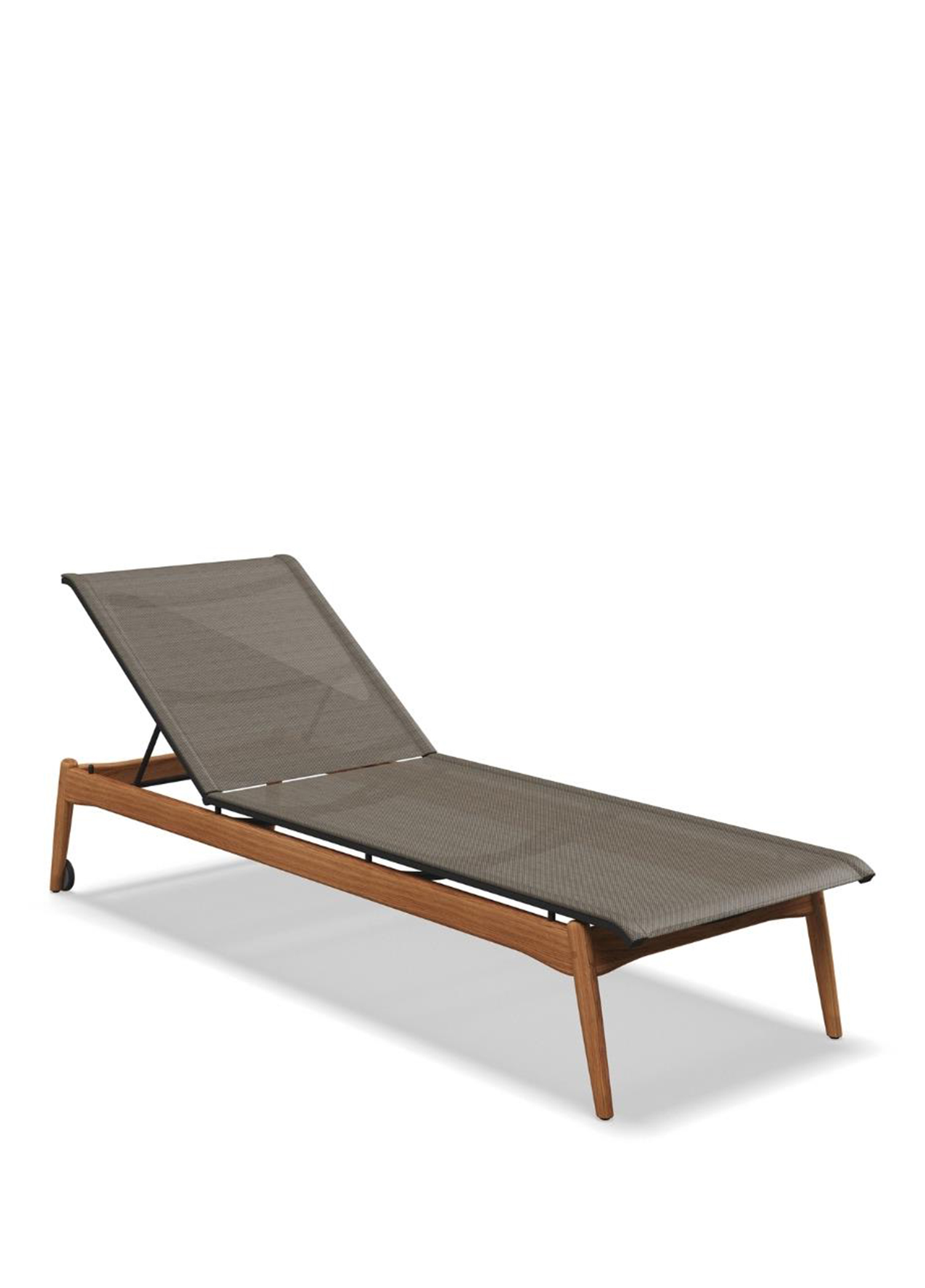 Sway Meteor Alüminyum Teak Şezlong