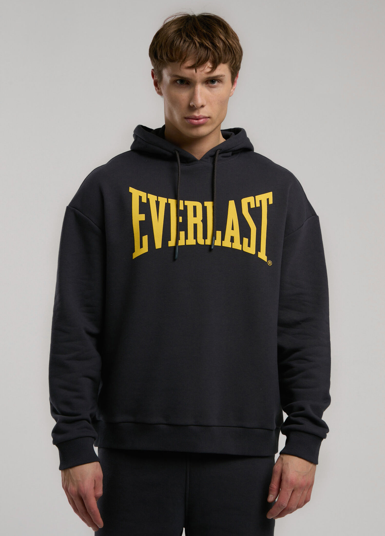 Ever Classics Comfort Füme Kapüşonlu Erkek Sweatshirt