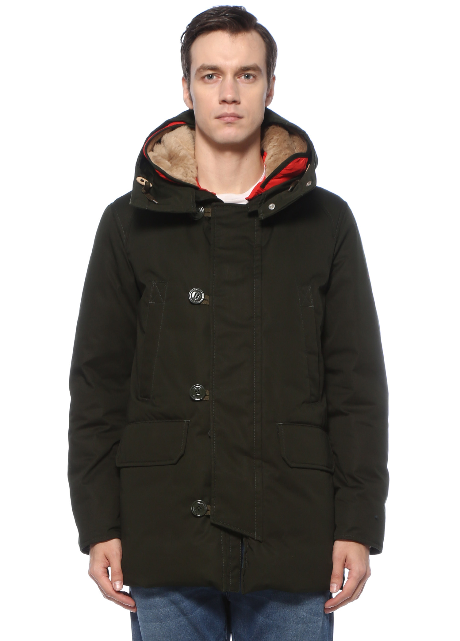Beymen Boulder Haki Kapüşonlu Parka. 1 Beymen Boulder Haki Kapüşonlu Parka. 1