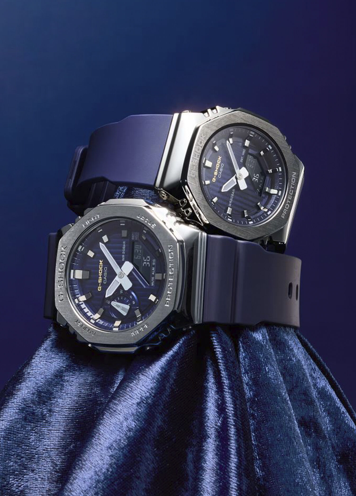 Casio Çok Renkli Kadın GM-S2110SH-2ADR G-Shock Women Lacivert
