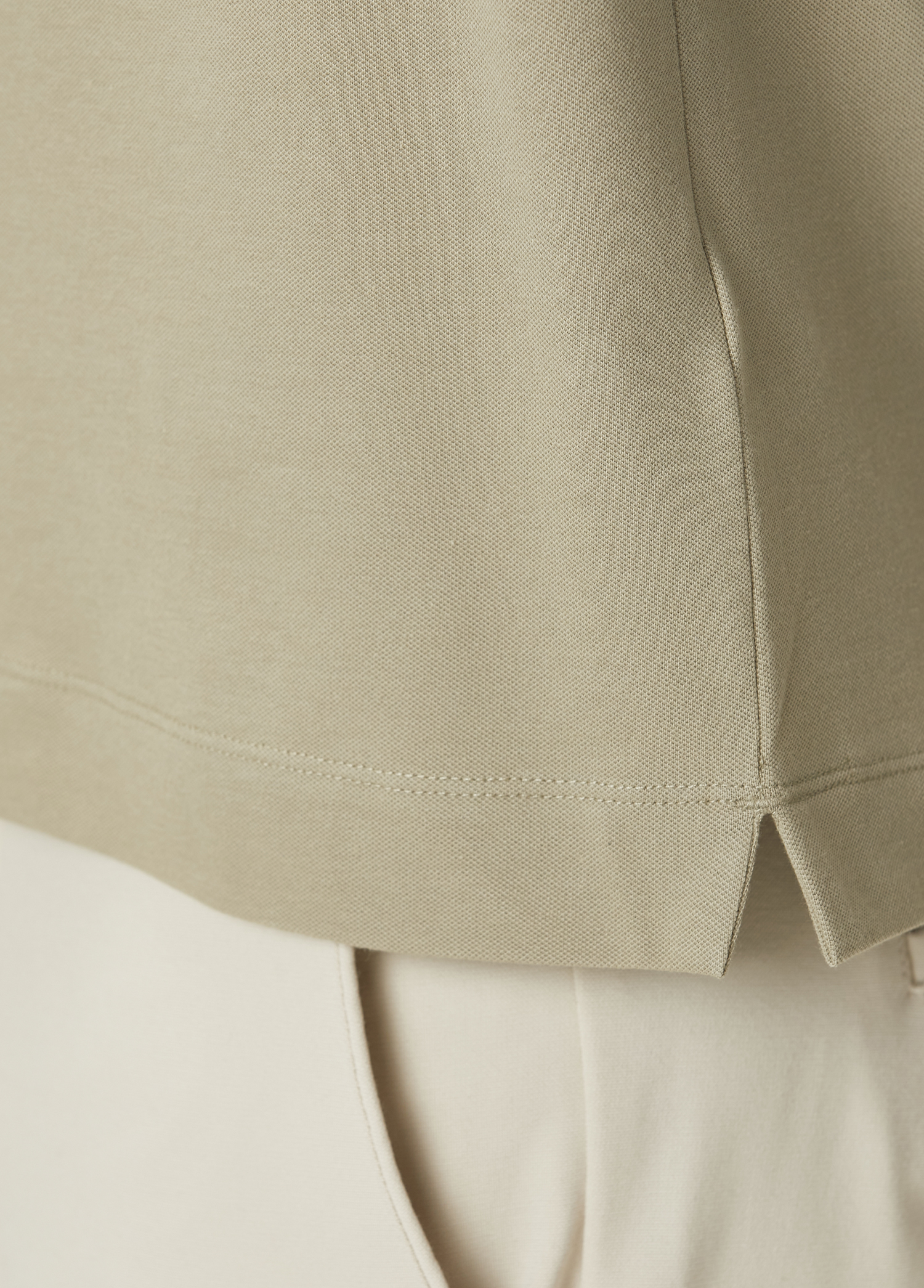 Açık Haki Polo Yaka T-shirt_6
