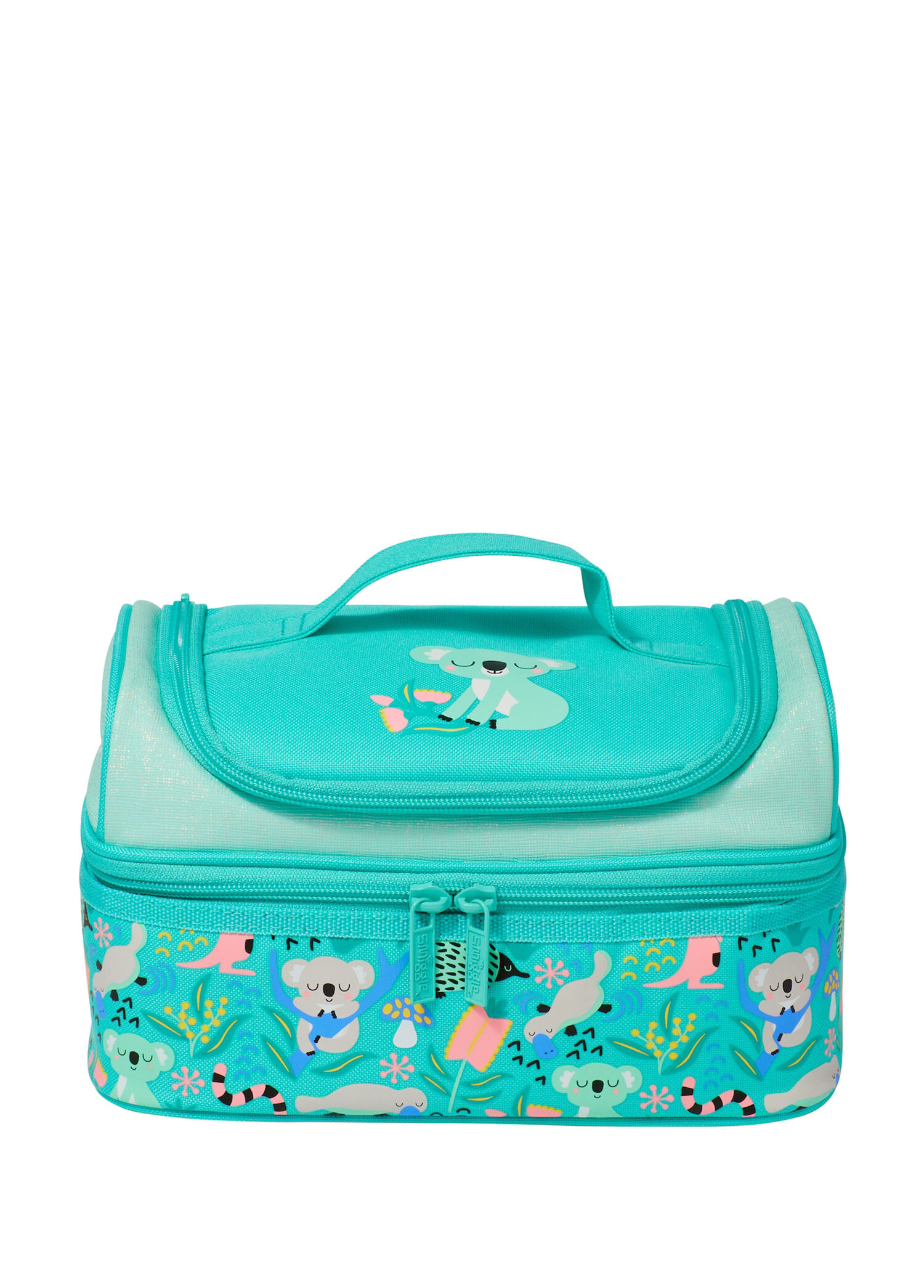 Hi There Koala Desenli Çift Katlı Unisex Çocuk Beslenme Çantası
