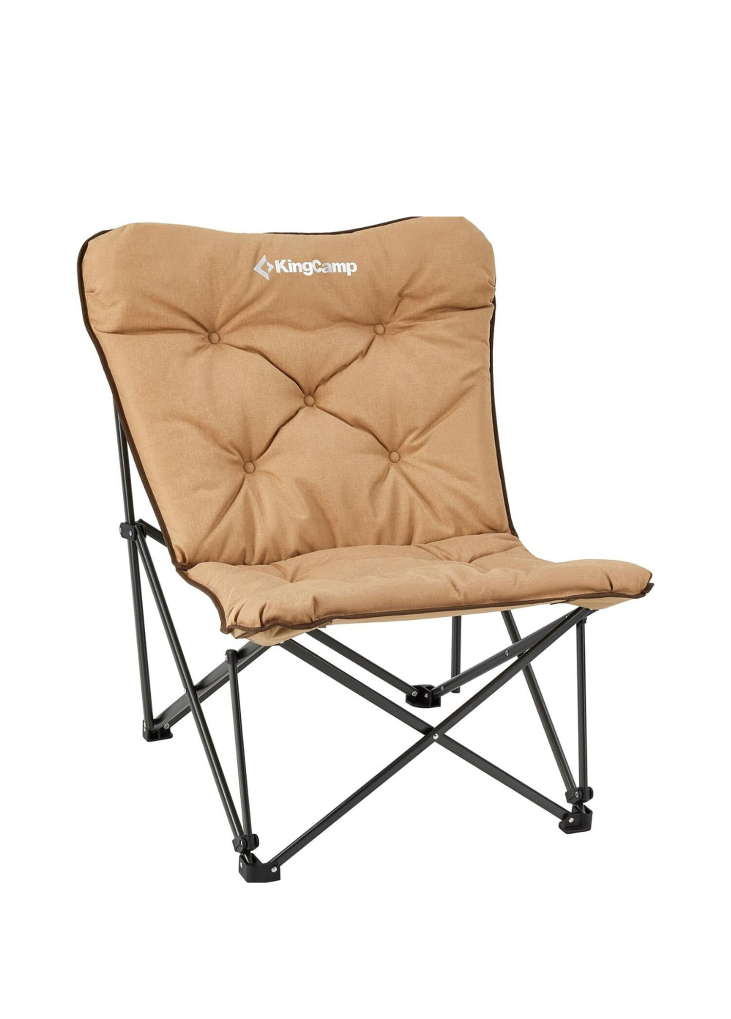Lemon Lux Khaki Ultra Konforlu Katlanır Kamp Sandalyesi