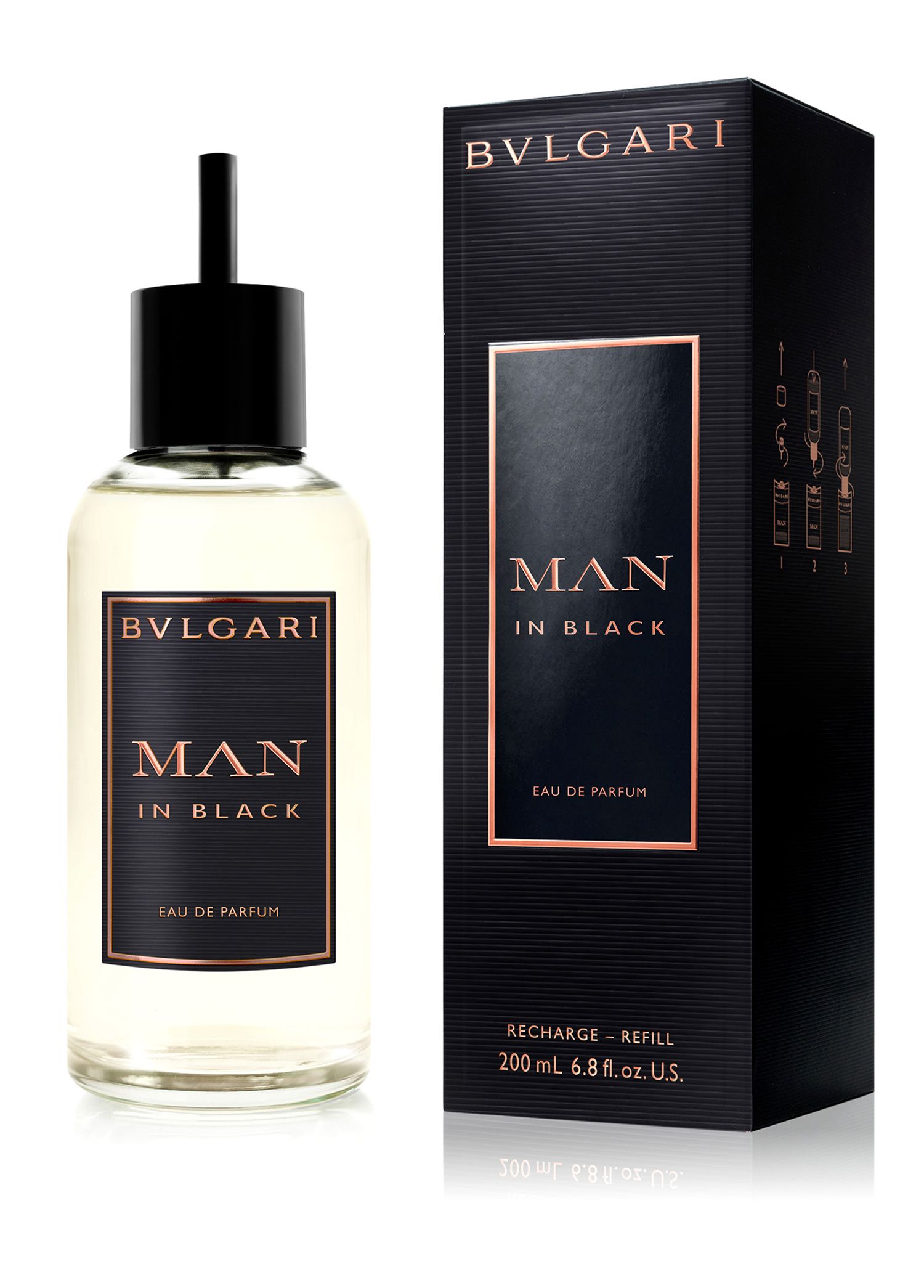 Bvlgari - Man In Black Eau de Parfum Refill 200ml -