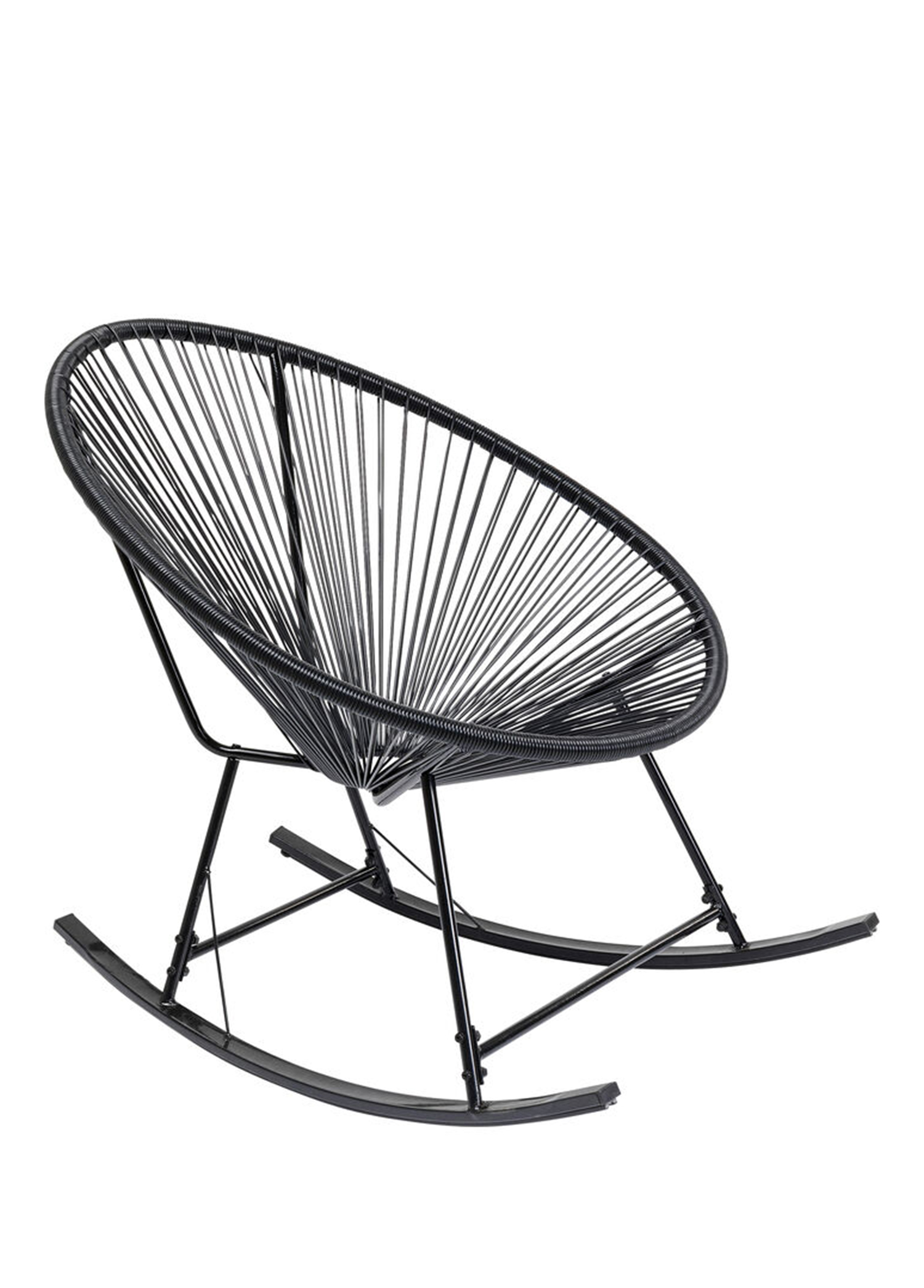 Rocking Chair Acapulco Black Sandalye