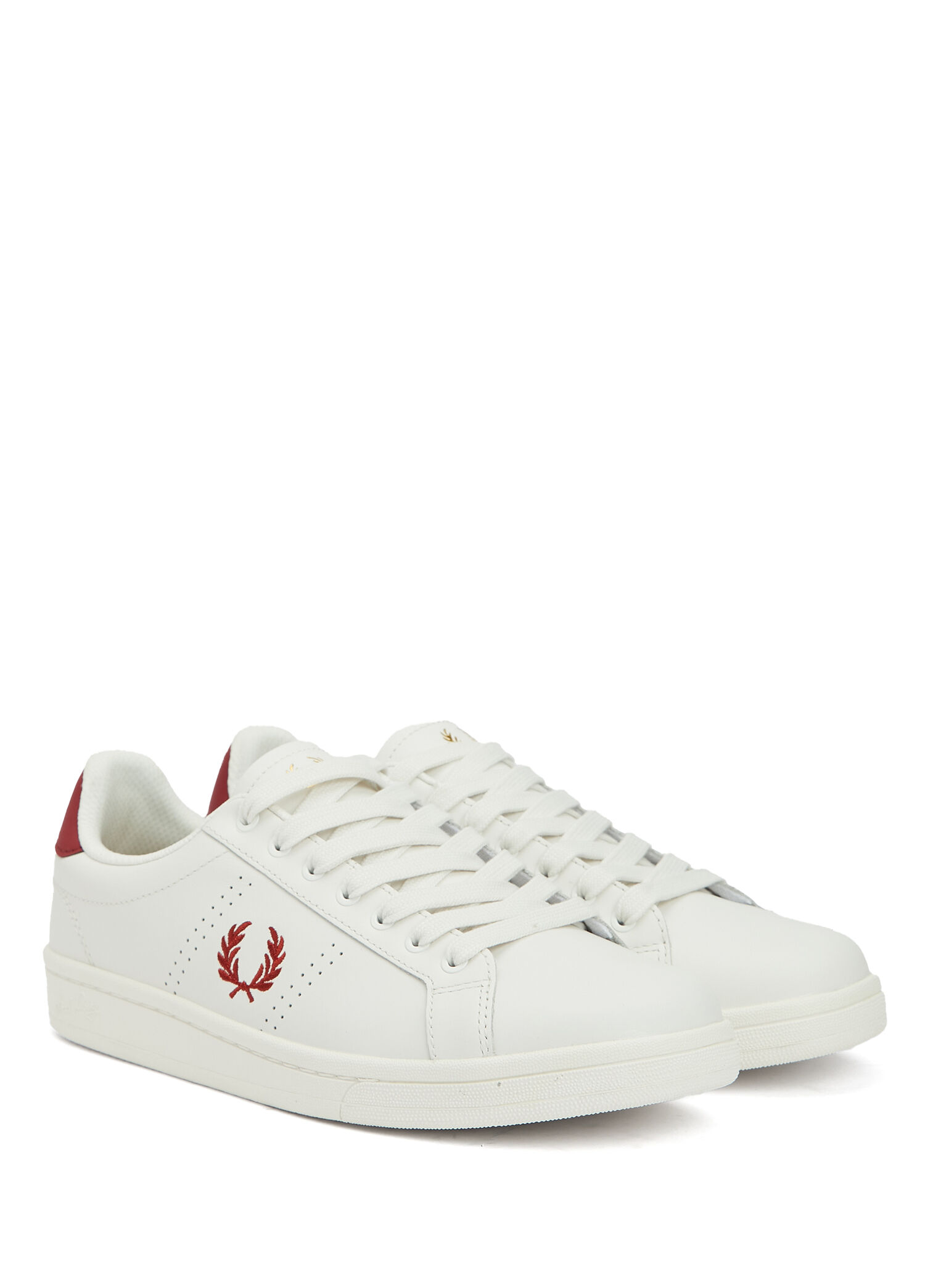 Fred Perry - Beyaz Deri Sneaker - Beyaz