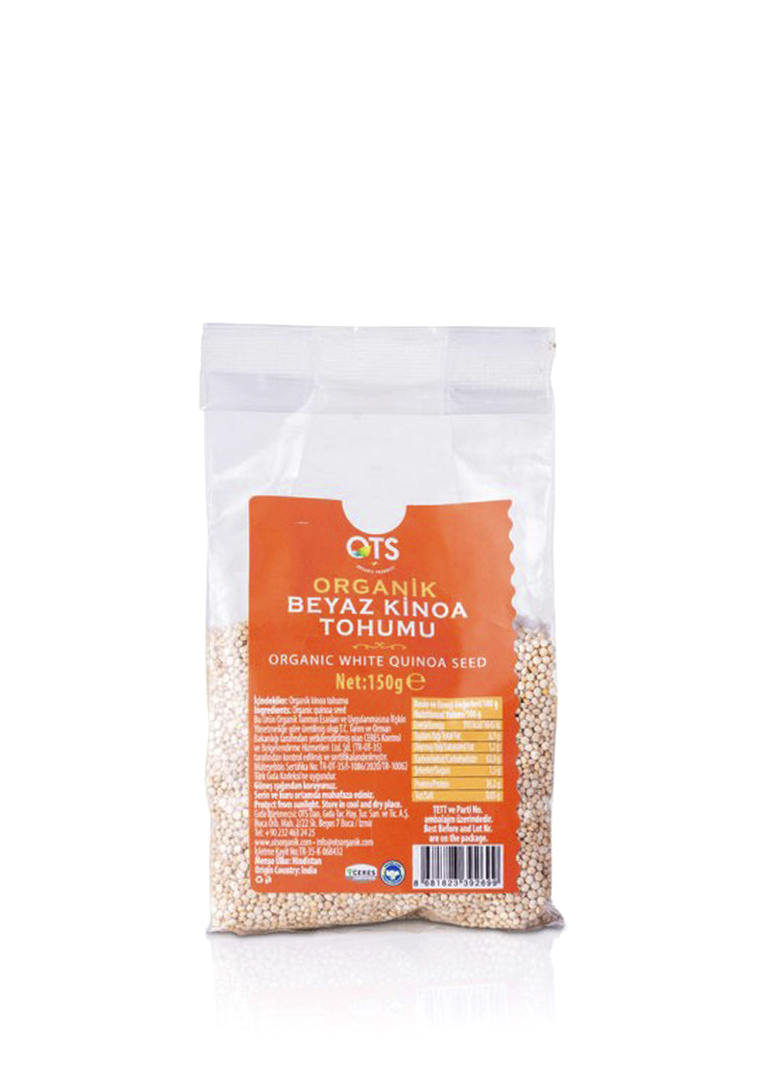 Organik Kinoa Tohumu 150 gr