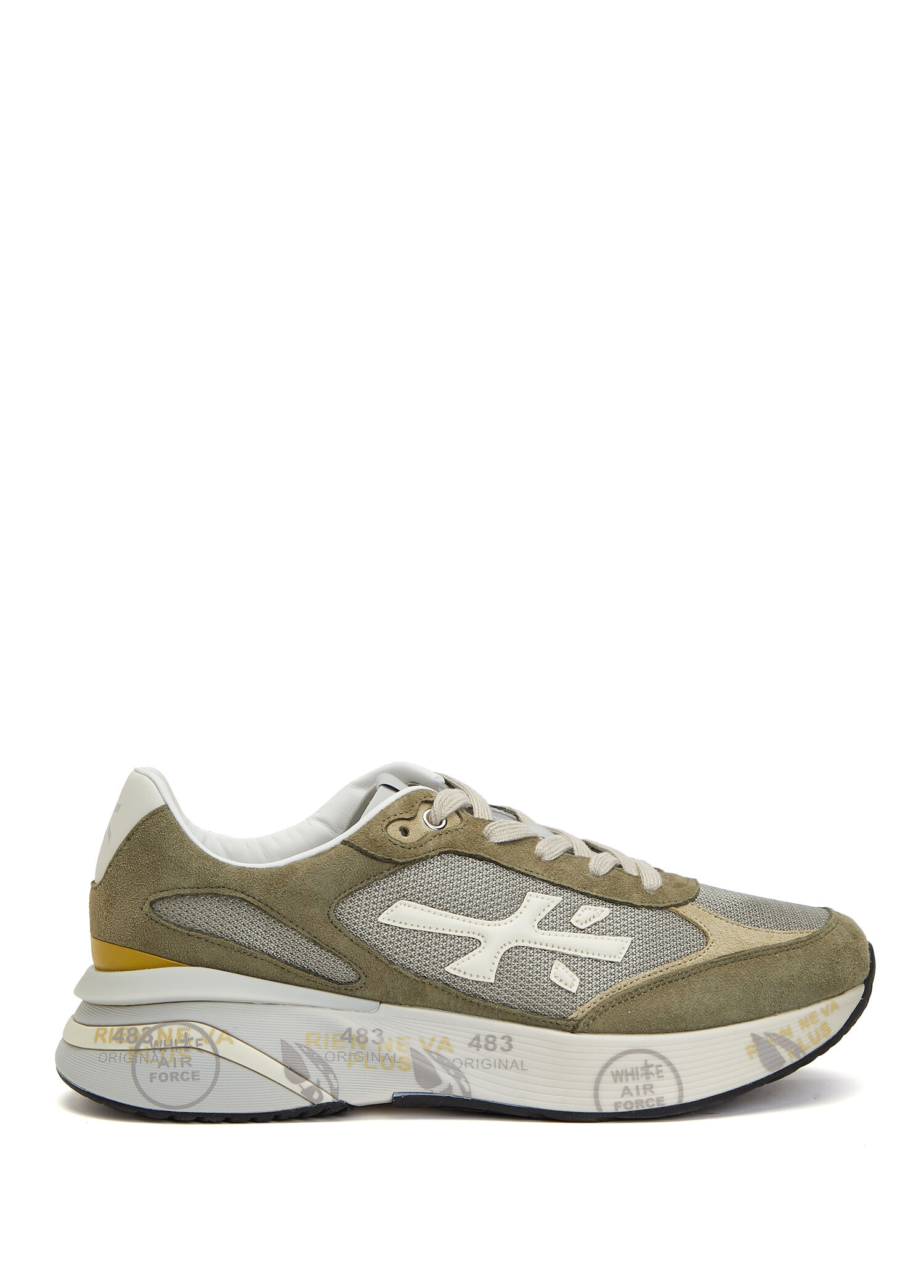 Moerun Haki Beyaz Erkek Sneaker