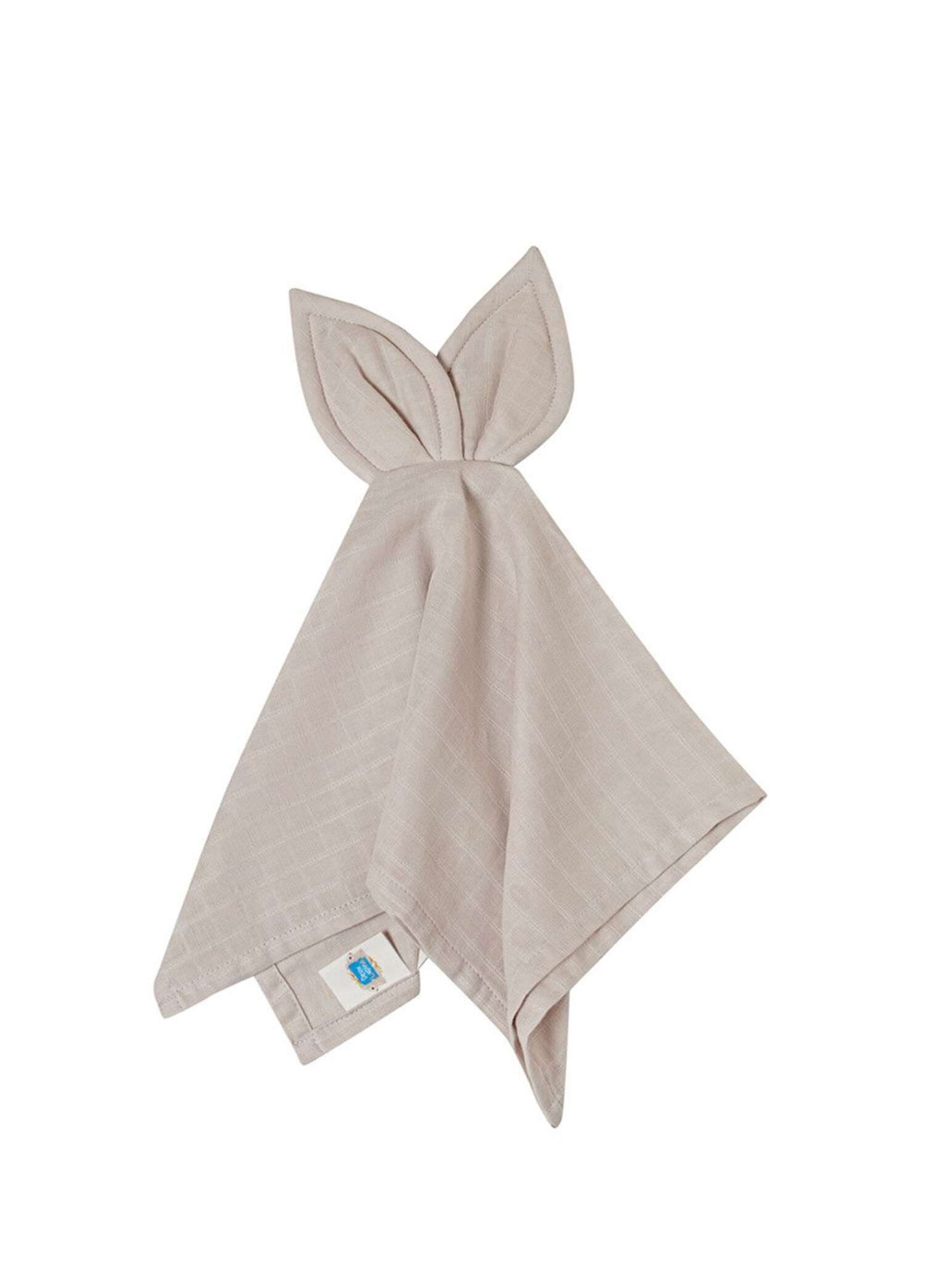 Cotton Grey Tavşan Kulaklı Müslin Unisex Bebek Uyku Arkadaşı