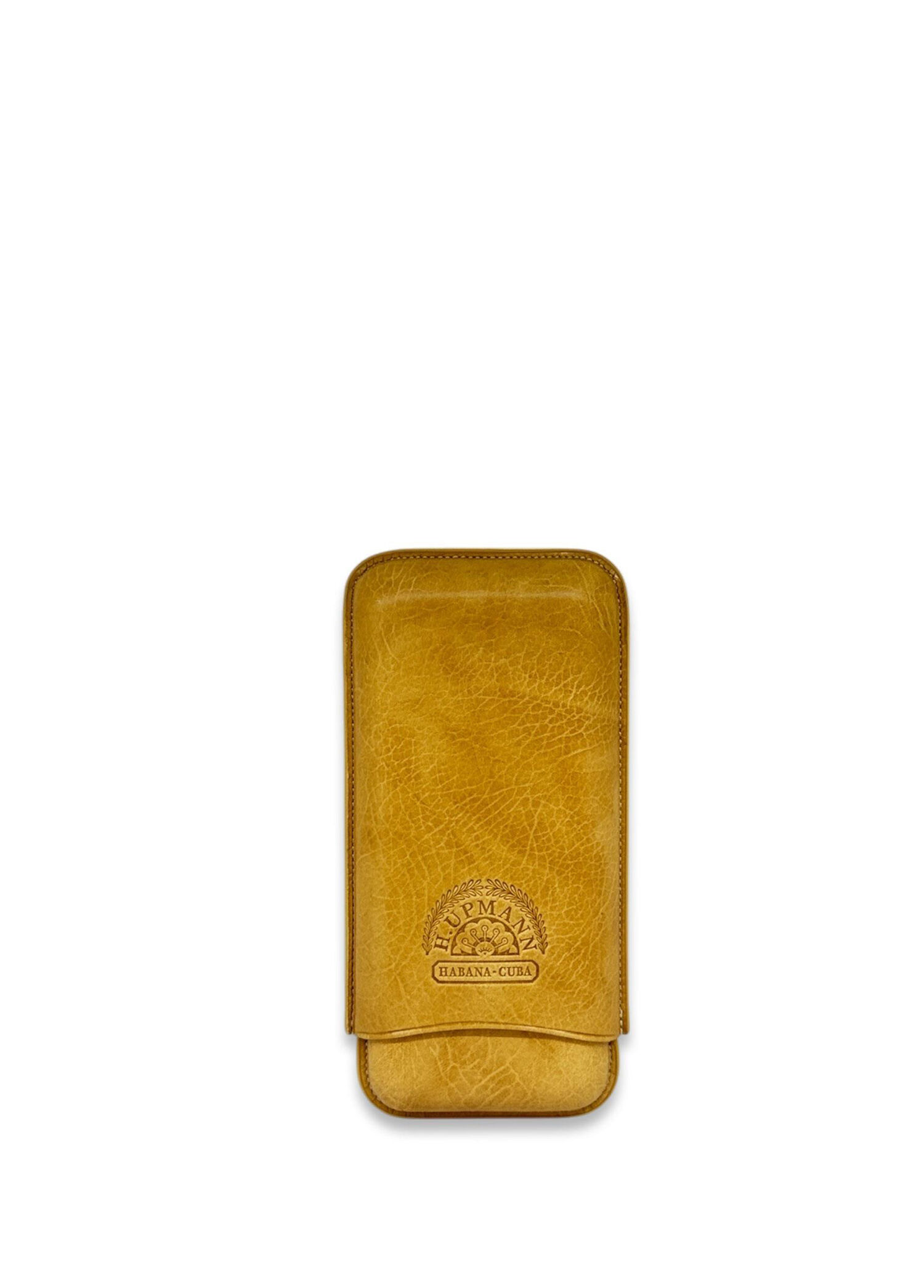 H. Upmann Baskılı Taba Deri 64 Ring 3'lü Puro Kılıfı