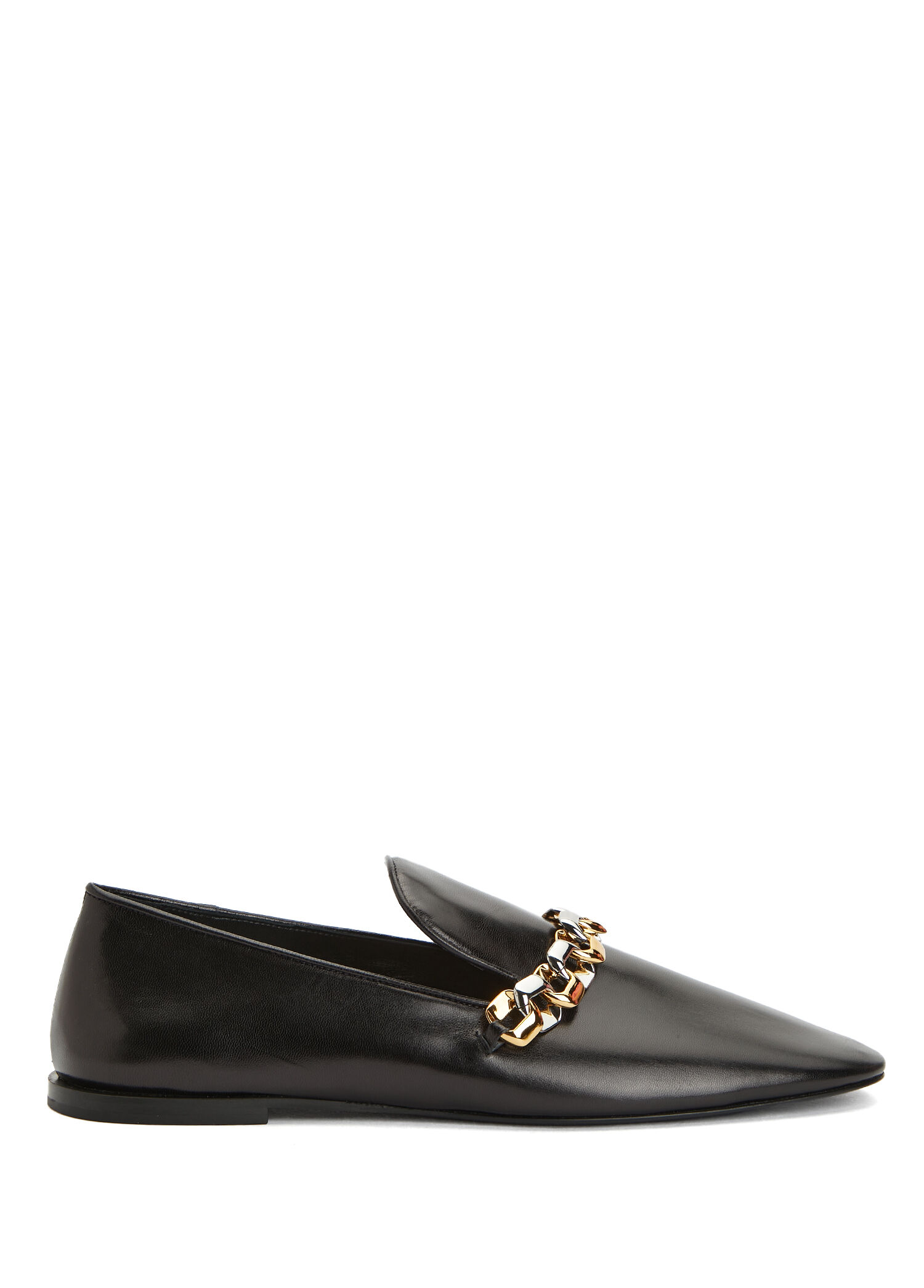Siyah Kadın Deri Loafer