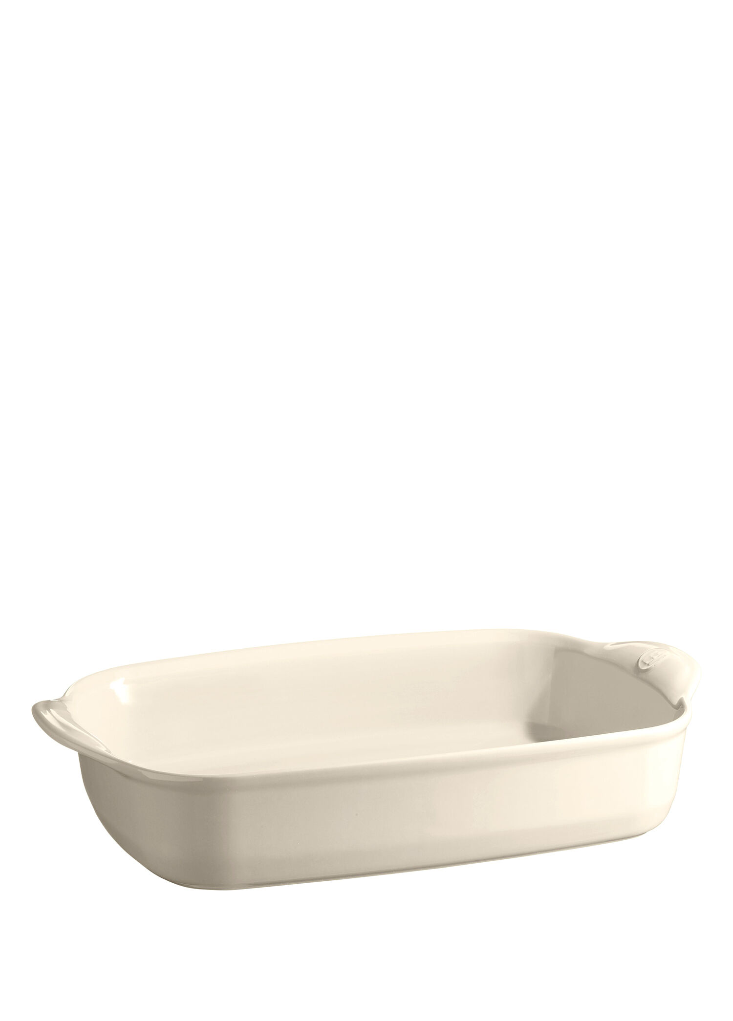Ekru Seramik Dikdörtgen Fırın Kabı 42x28 cm