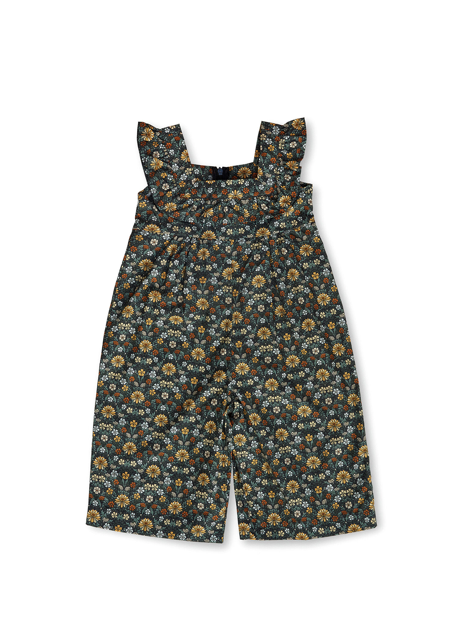 Jules Moonflower Liberty London Kumaş Kolsuz Kız Çocuk Tulum
