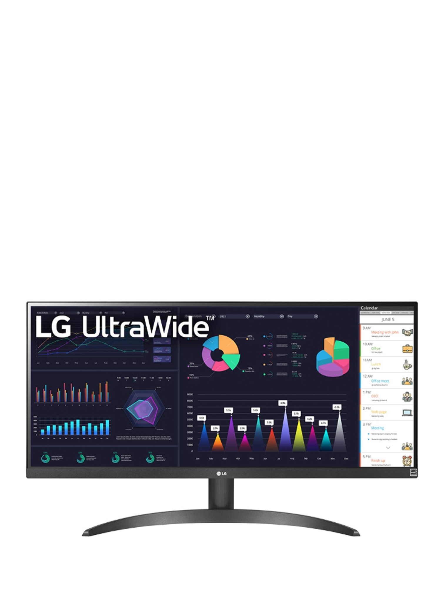 29WQ500-B 29 Inc 60 Hz 5 ms Freesync Fhd Ips UltraWide Siyah Monitör