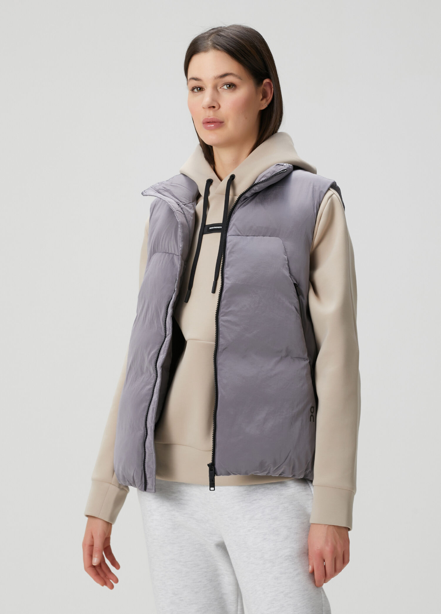 All Day Lila Puffer Yelek