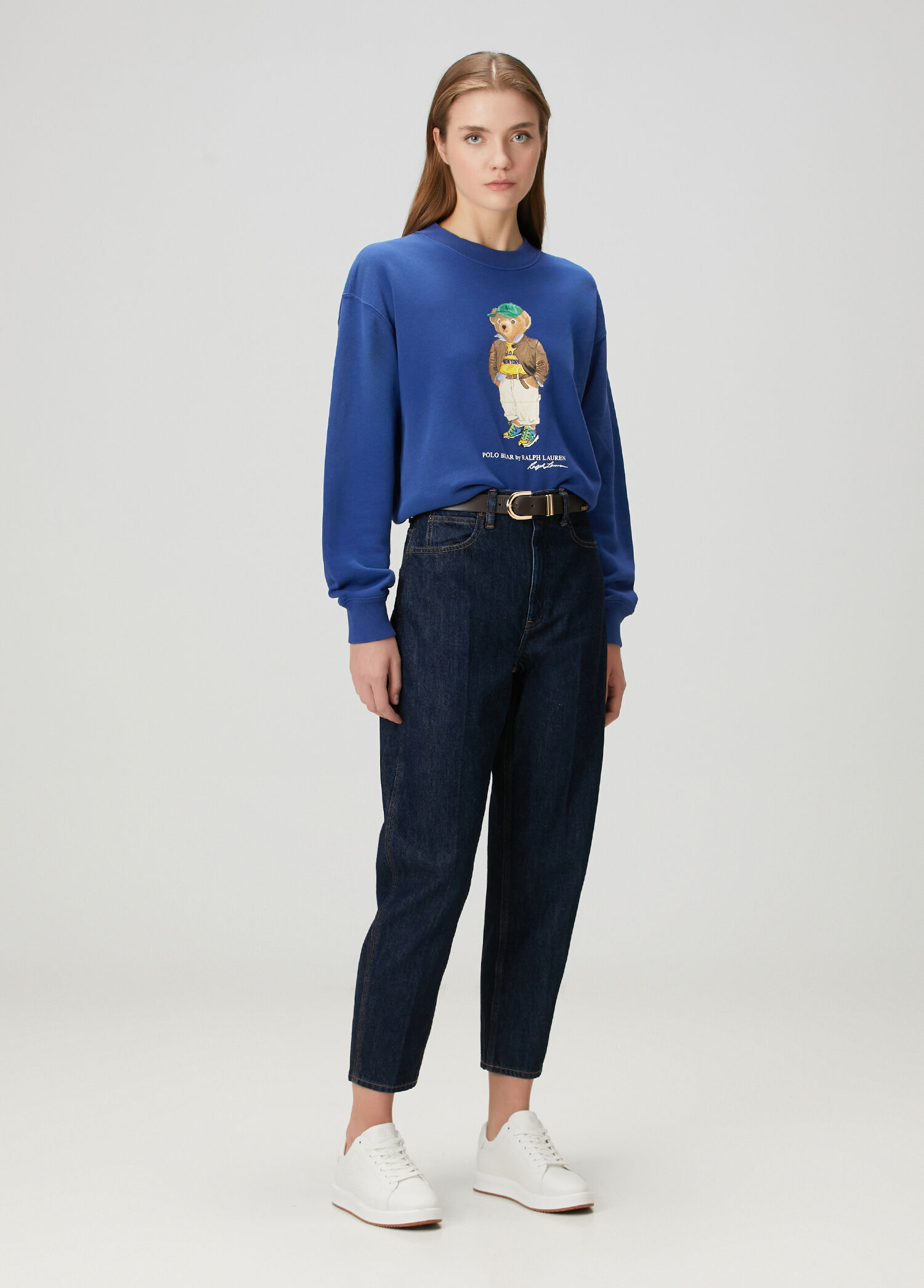 Polo Ralph Lauren Mavi Kadın Polo Bear Mavi Sweatshirt 1786582
