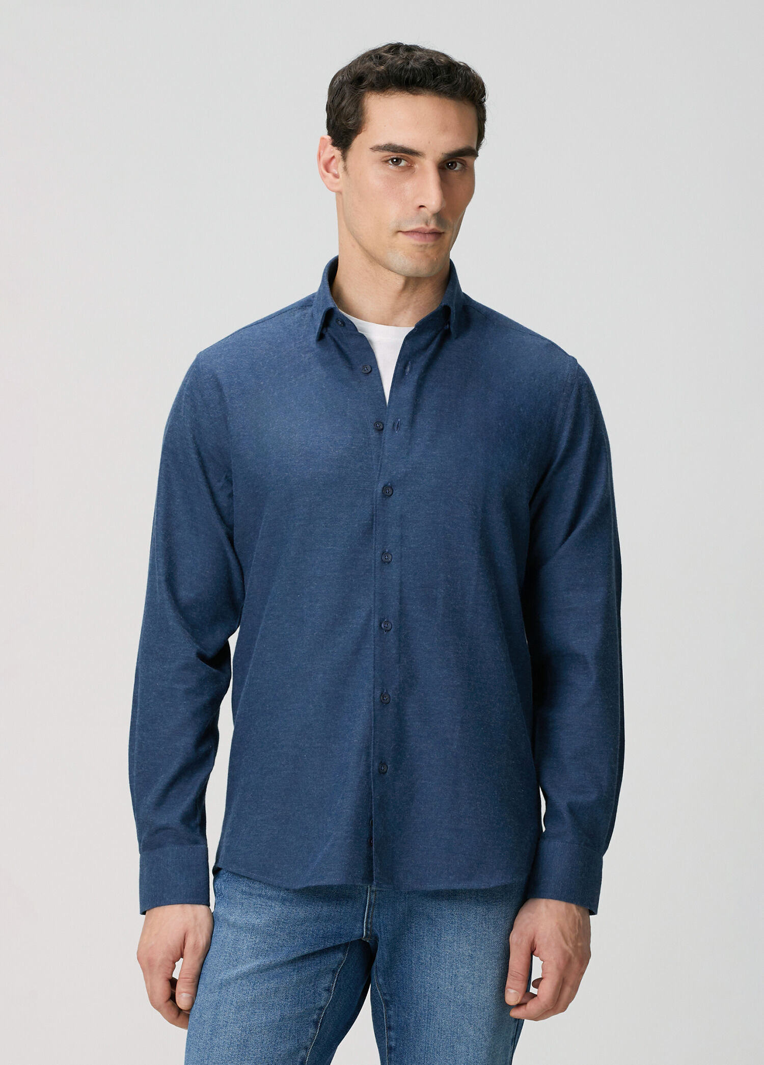 Navy Blue Shirt