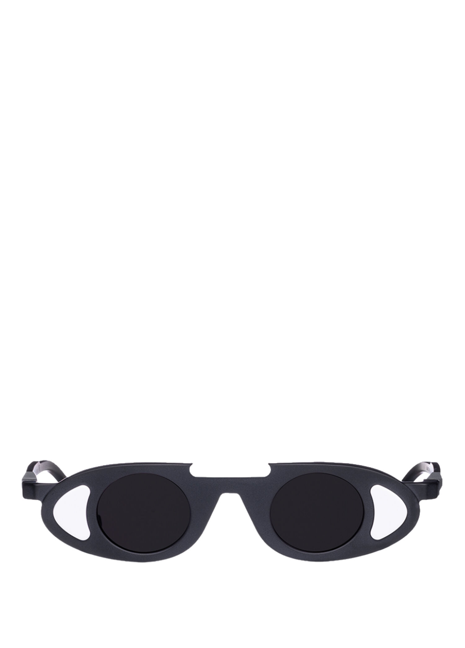 BL0050 35 Black White Matte Alüminyum Kadın Güneş Gözlüğü