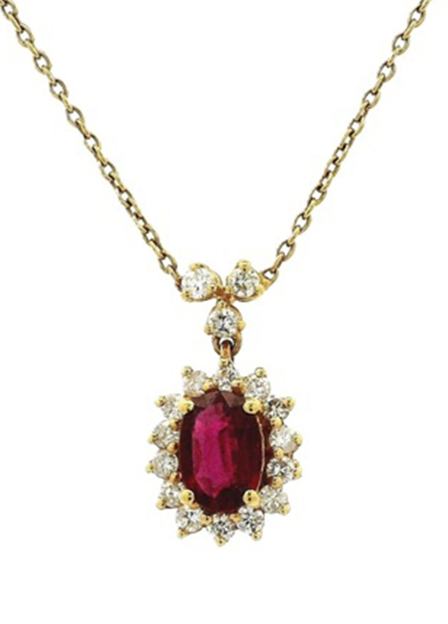 Rubies Kadın Altın Kolye