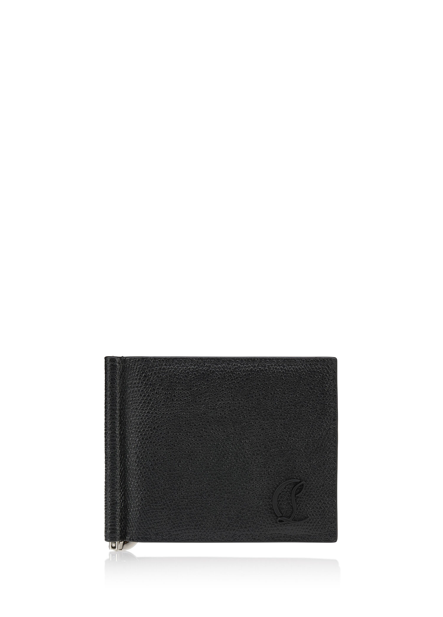 Black Christian Louboutin Black Men Siyah Erkek Deri Cüzdan