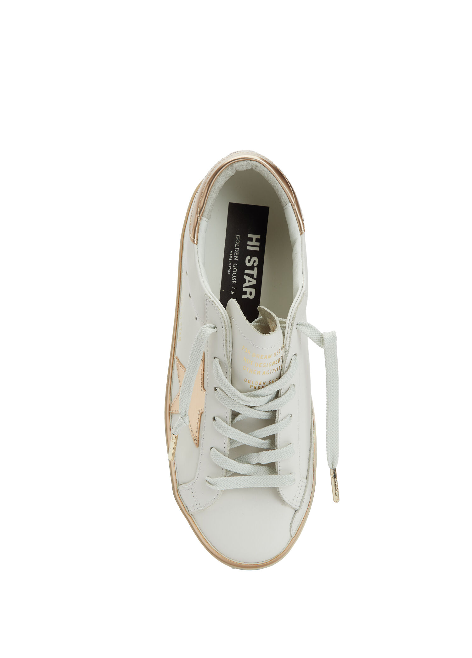Golden Goose Beyaz Kadın Hı Star Beyaz Kadın Deri Sneaker 1897076