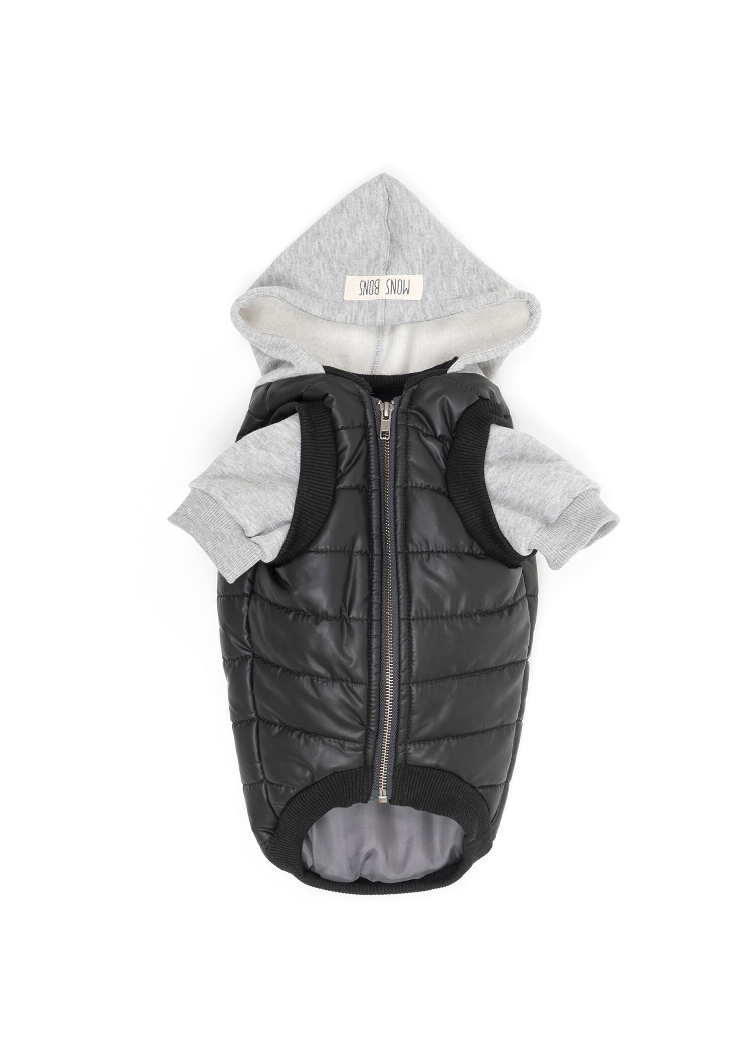 Puffer Siyah Köpek Mont