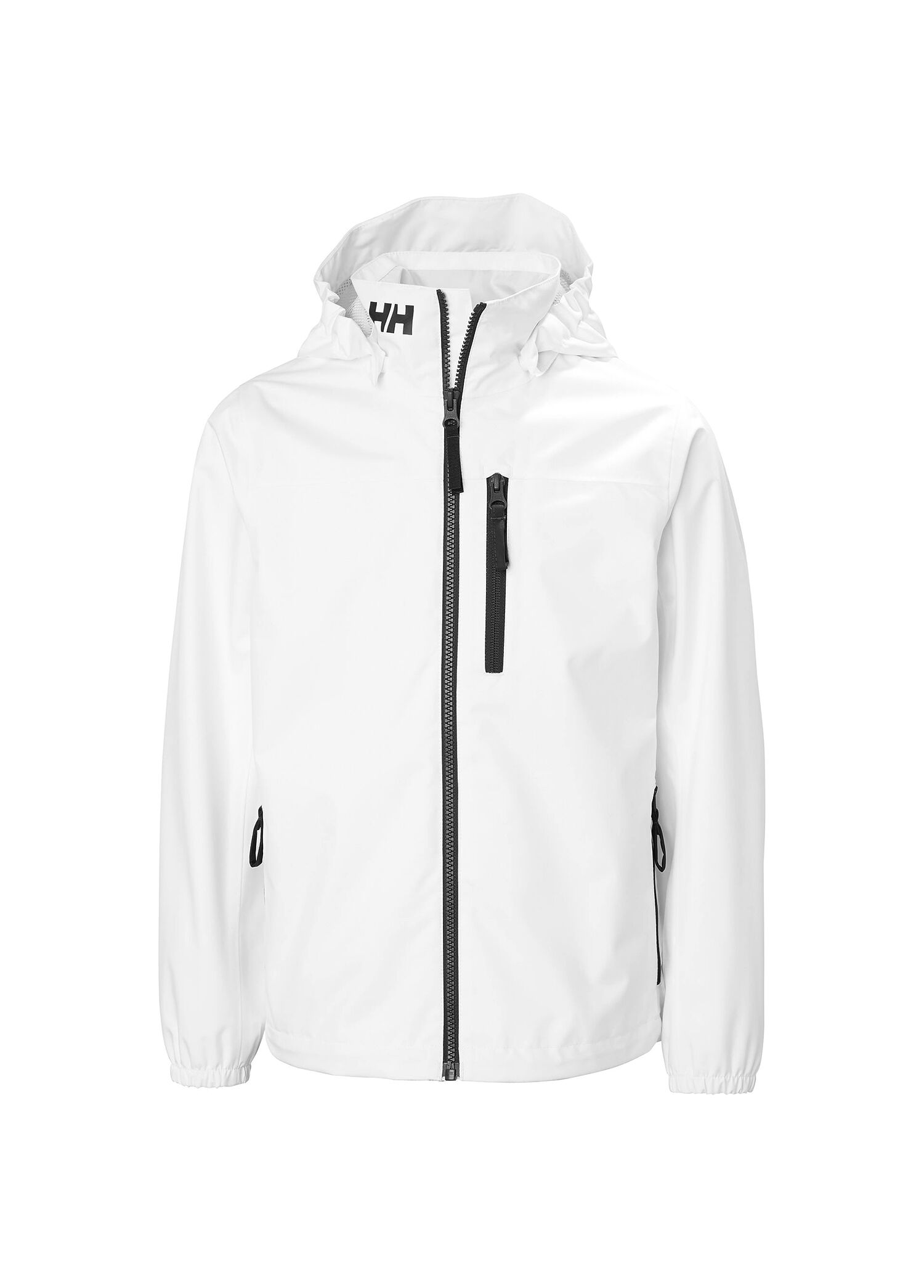 Jr Crew Hooded White Kapüşonlu Unisex Çocuk Yağmurluk Mont