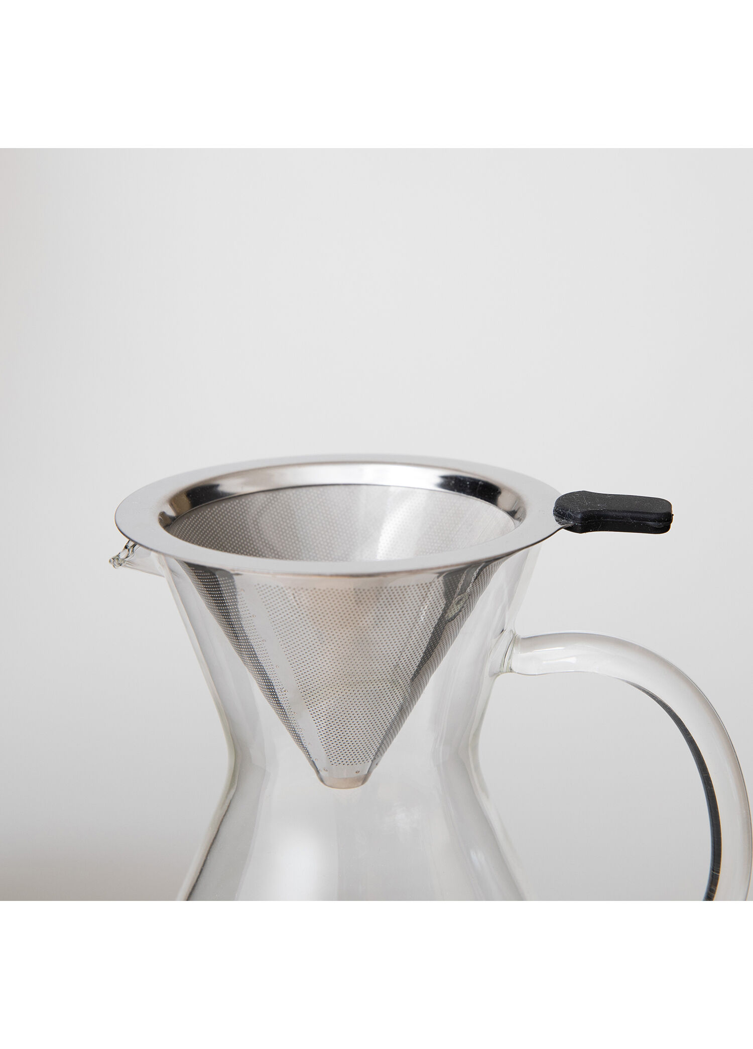 Larut Transparan Filtreli Cam Kahve Demliği 500 ml