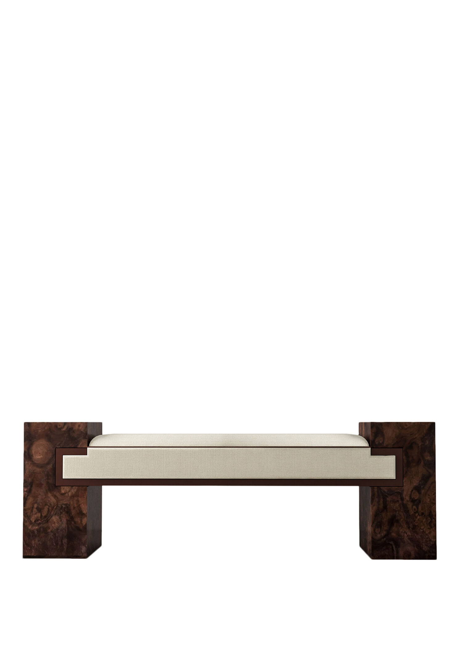 Gatsby Ceviz Deri Bench 150 x 40 cm