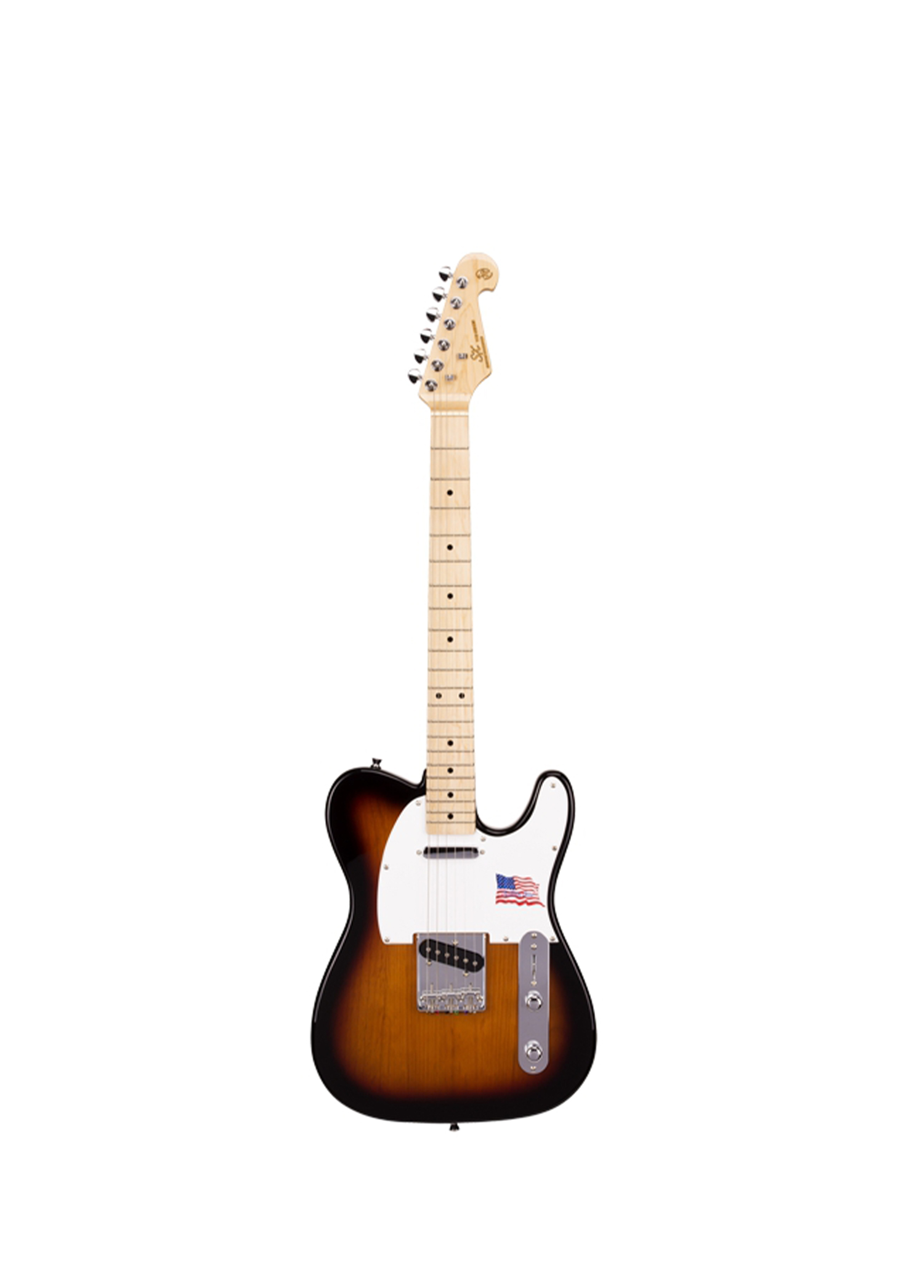 Telecaster 3-Tone Sunburst Elektro Gitar