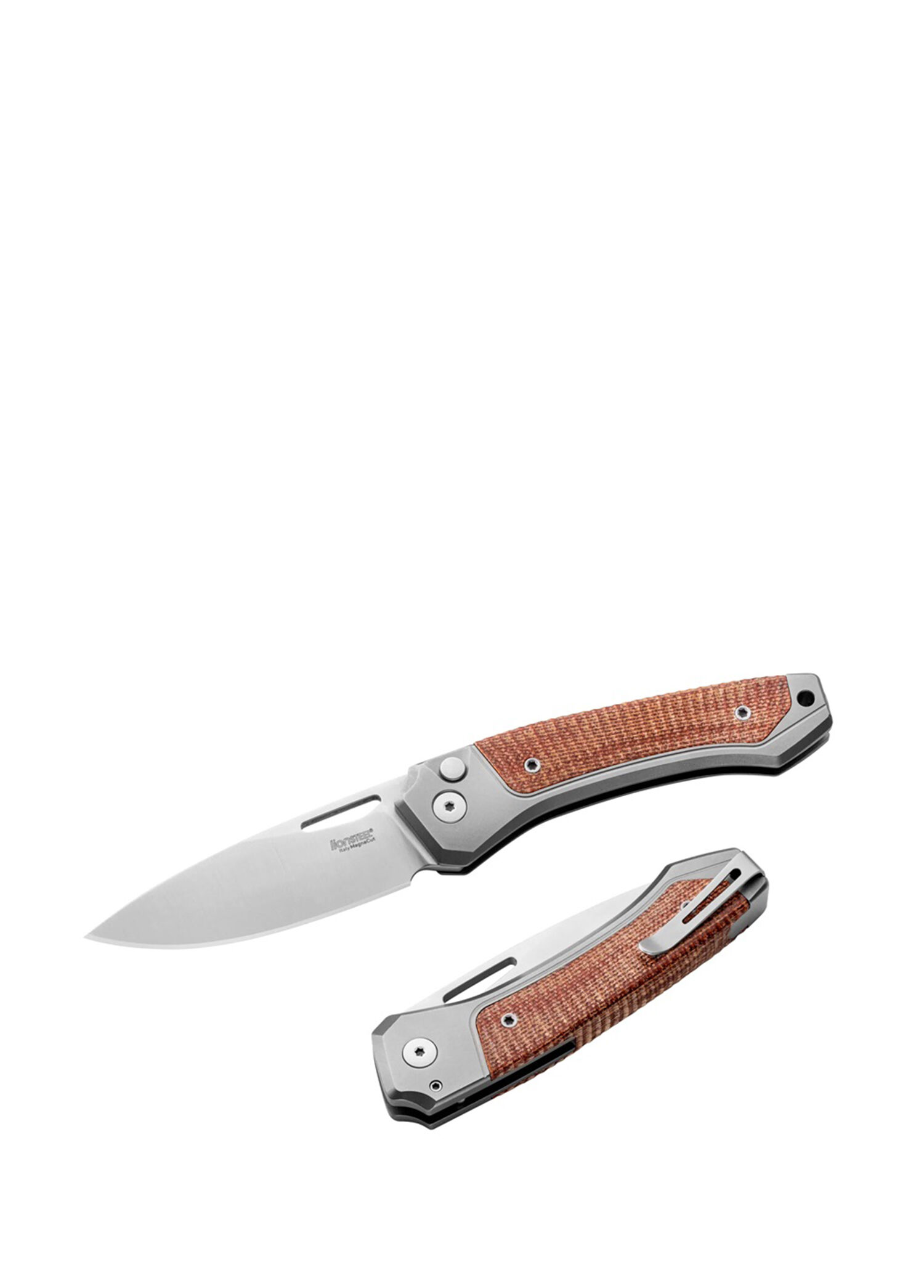 Twain Gray Natural Canvas Titanyum Çakı