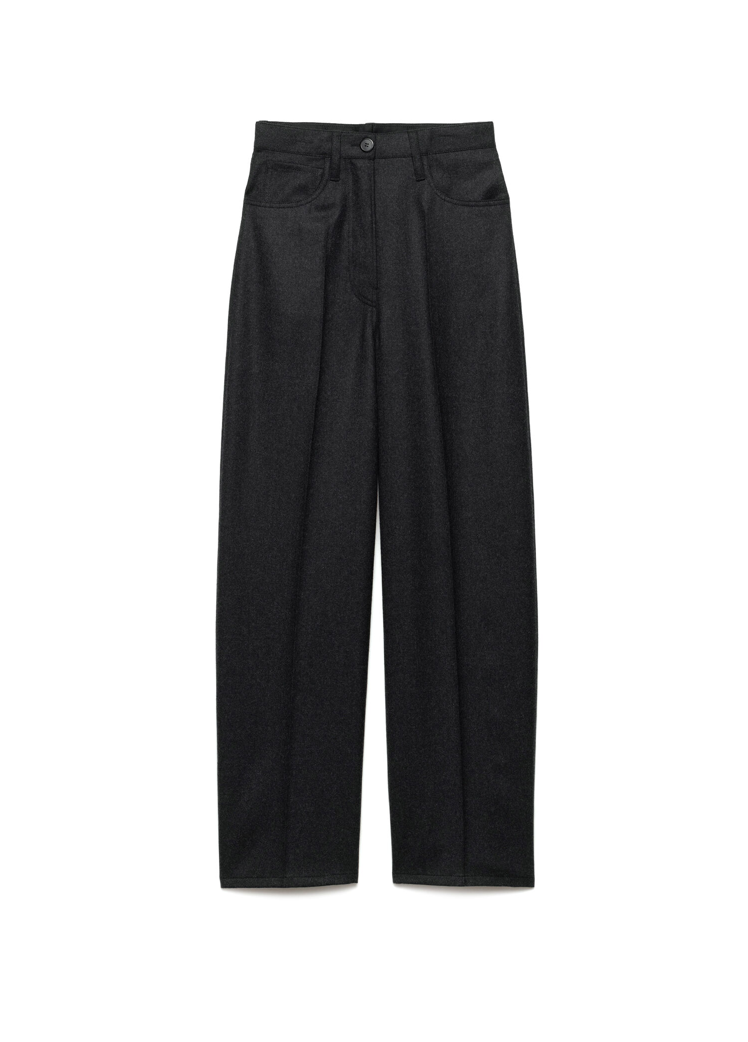 Gri Flanel Kadın Pantolon