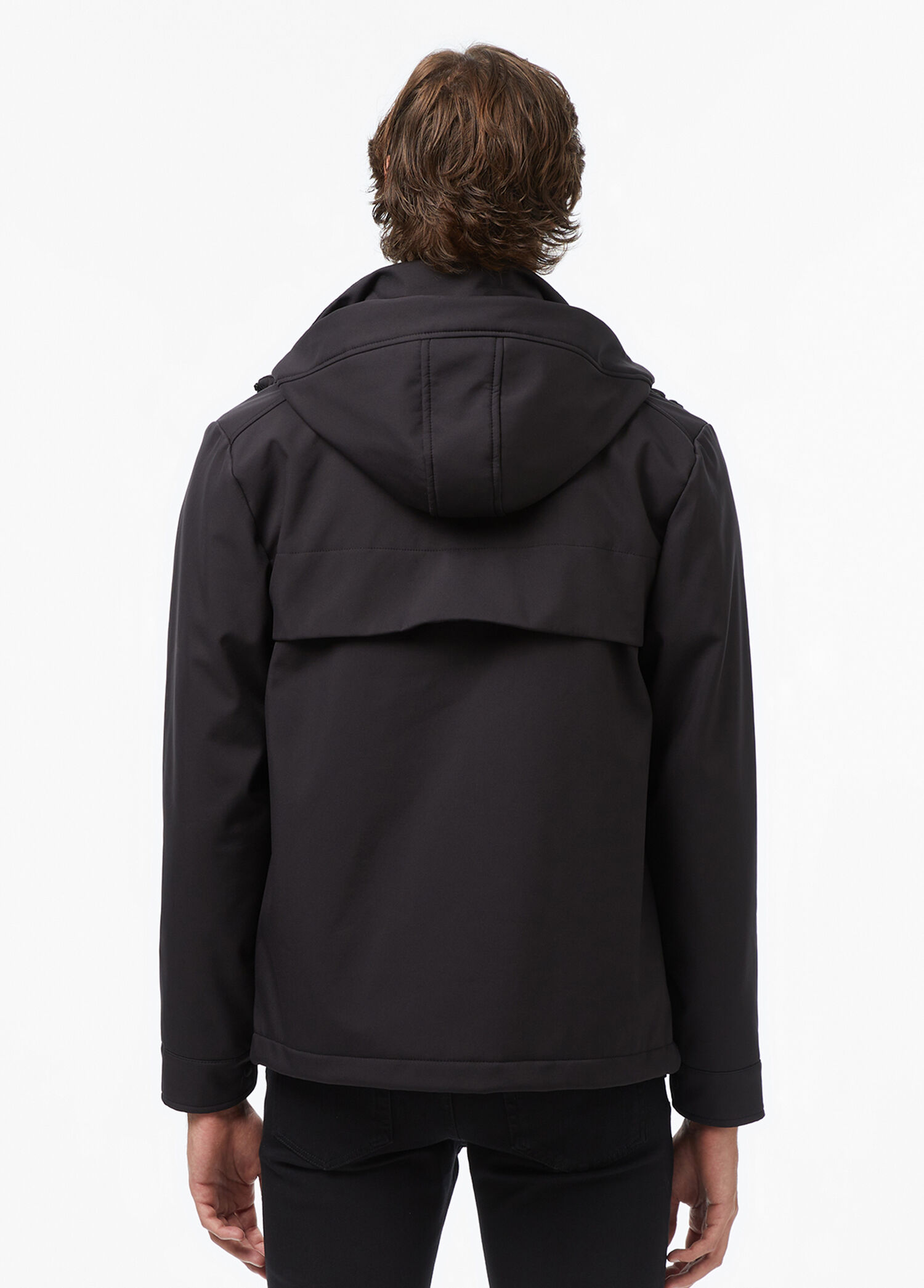 Lacoste Siyah-031 Erkek Siyah Kapüşonlu Erkek Yağmurluk 1848629