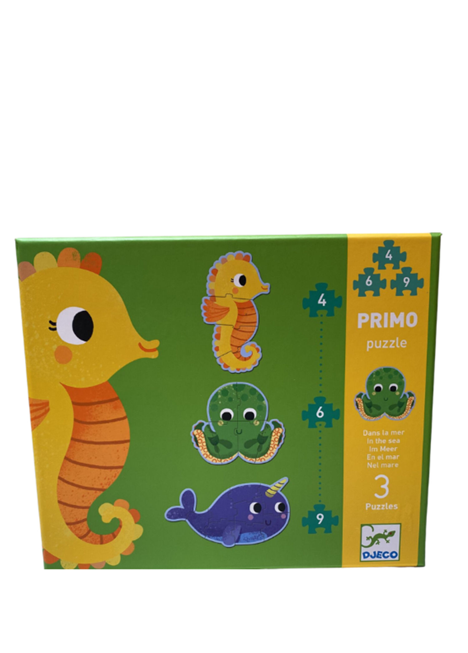 Deniz Canlıları 4-6-9 Parça 1+ Yaş Dev Çocuk Puzzle