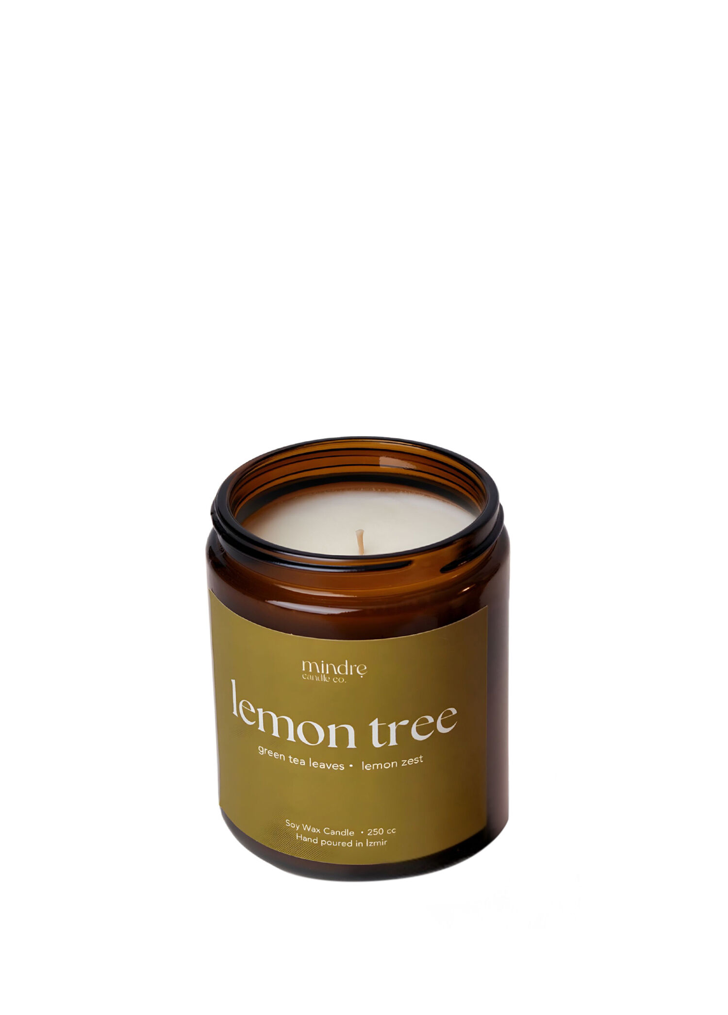 Amber Serisi Lemon Tree Kokulu Mum 250 ml