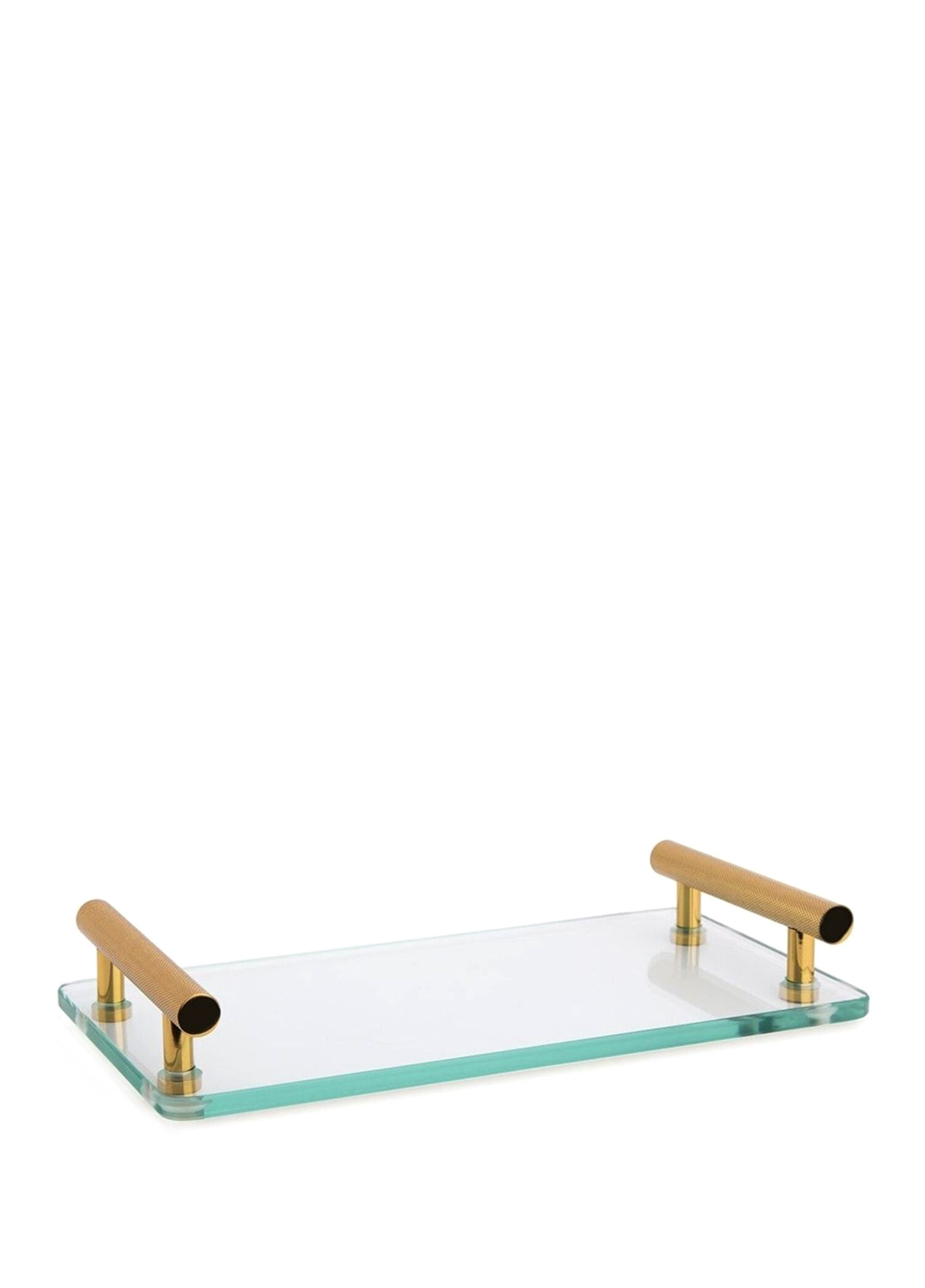 Cam Altın Rengi Banyo Tepsisi 54x170x330 mm