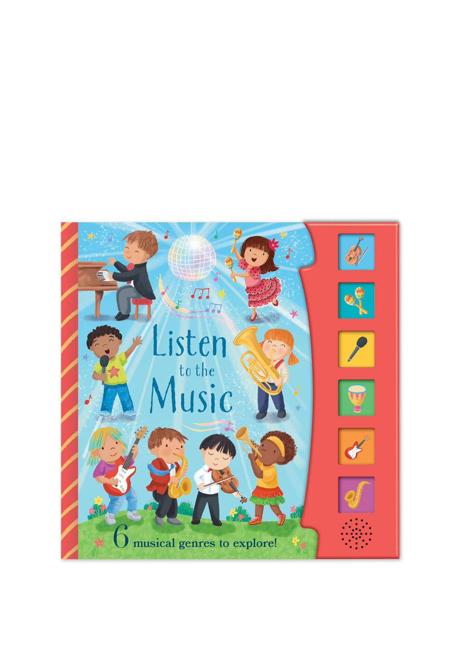 Listen To The Music 6 Button Sound Book Yabancı Dil Sesli Çocuk Kitabı